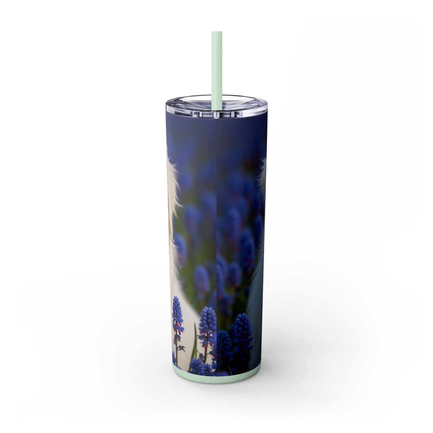 Portuguese Sheepdog Tumbler with Straw, 20oz