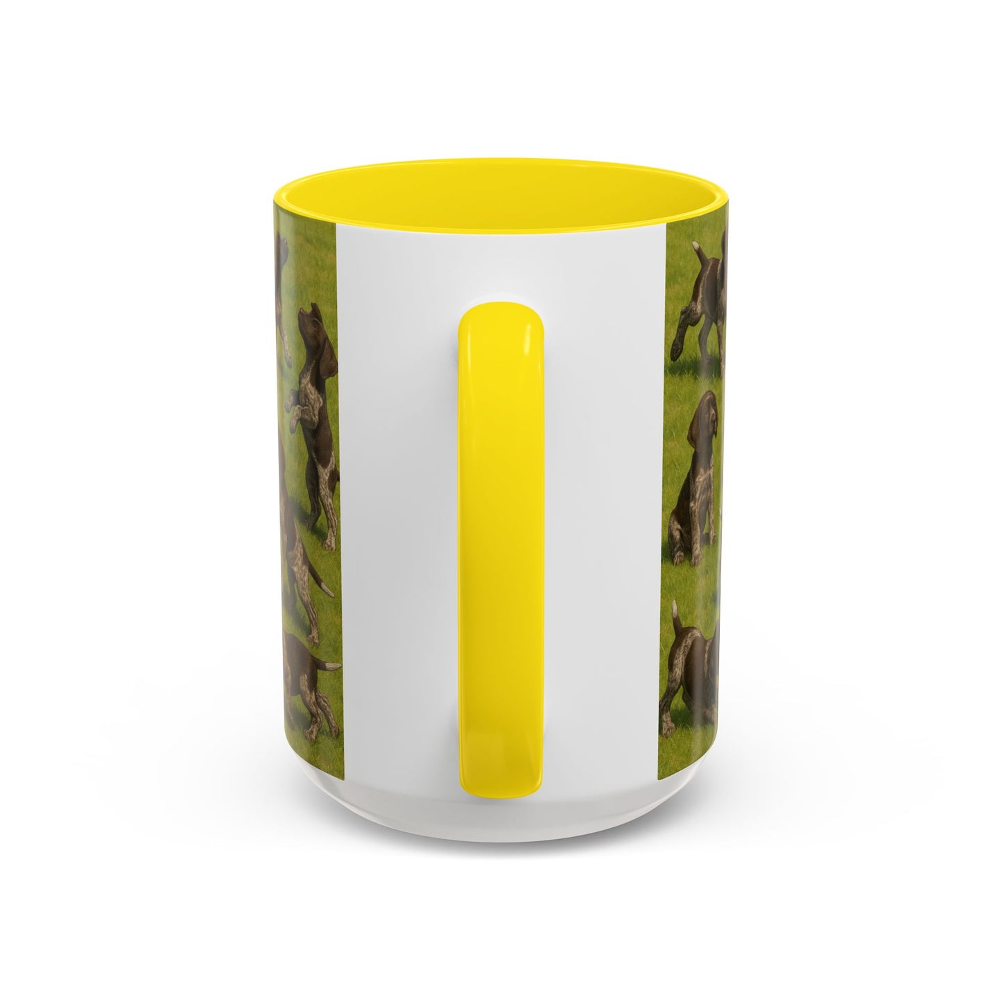 German Shorthaired Pointer puppies Accent Coffee Mug - Perfect Gift for Dog Lovers
