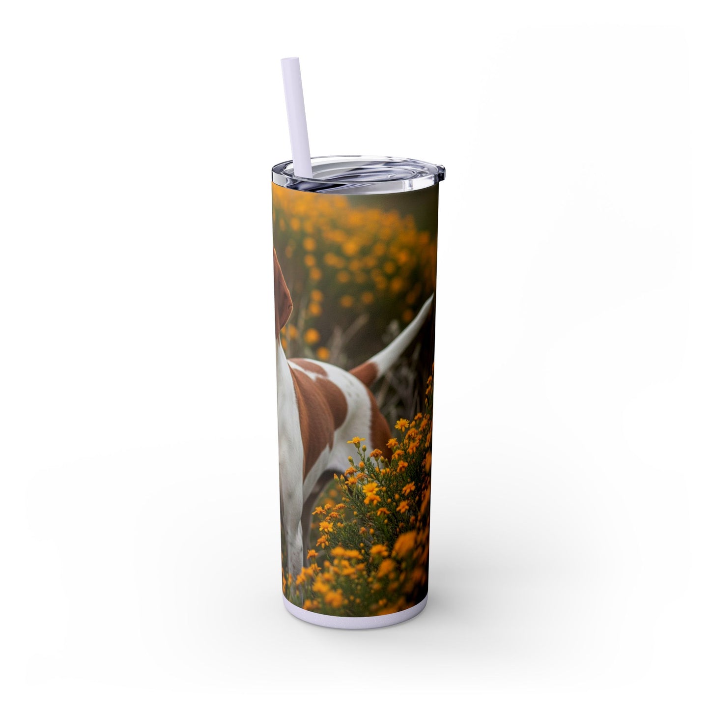 Portuguese Pointer Tumbler with Straw, 20oz