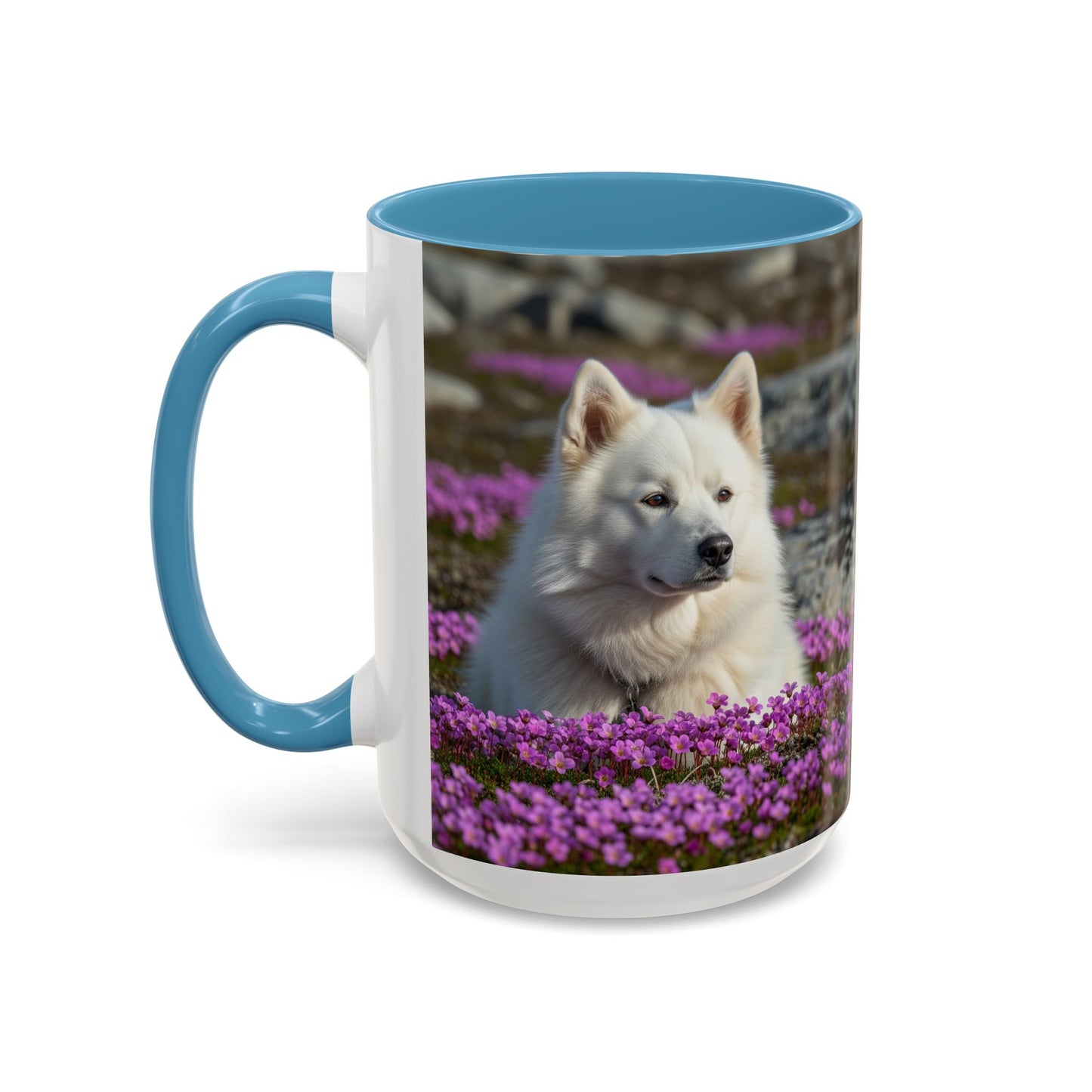 Canadian Eskimo Dog Accent Coffee Mug - Perfect Gift for Dog Lovers
