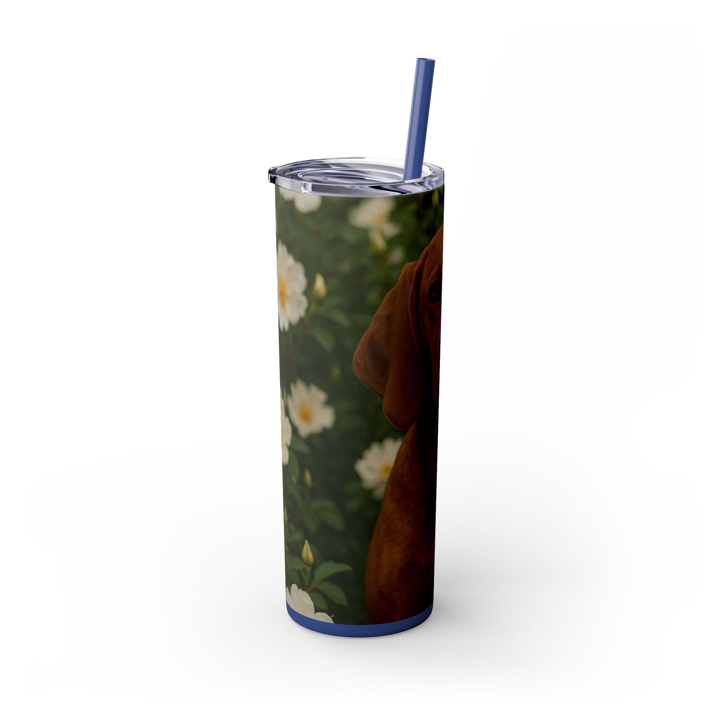Redbone Coonhound Tumbler with Straw, 20oz