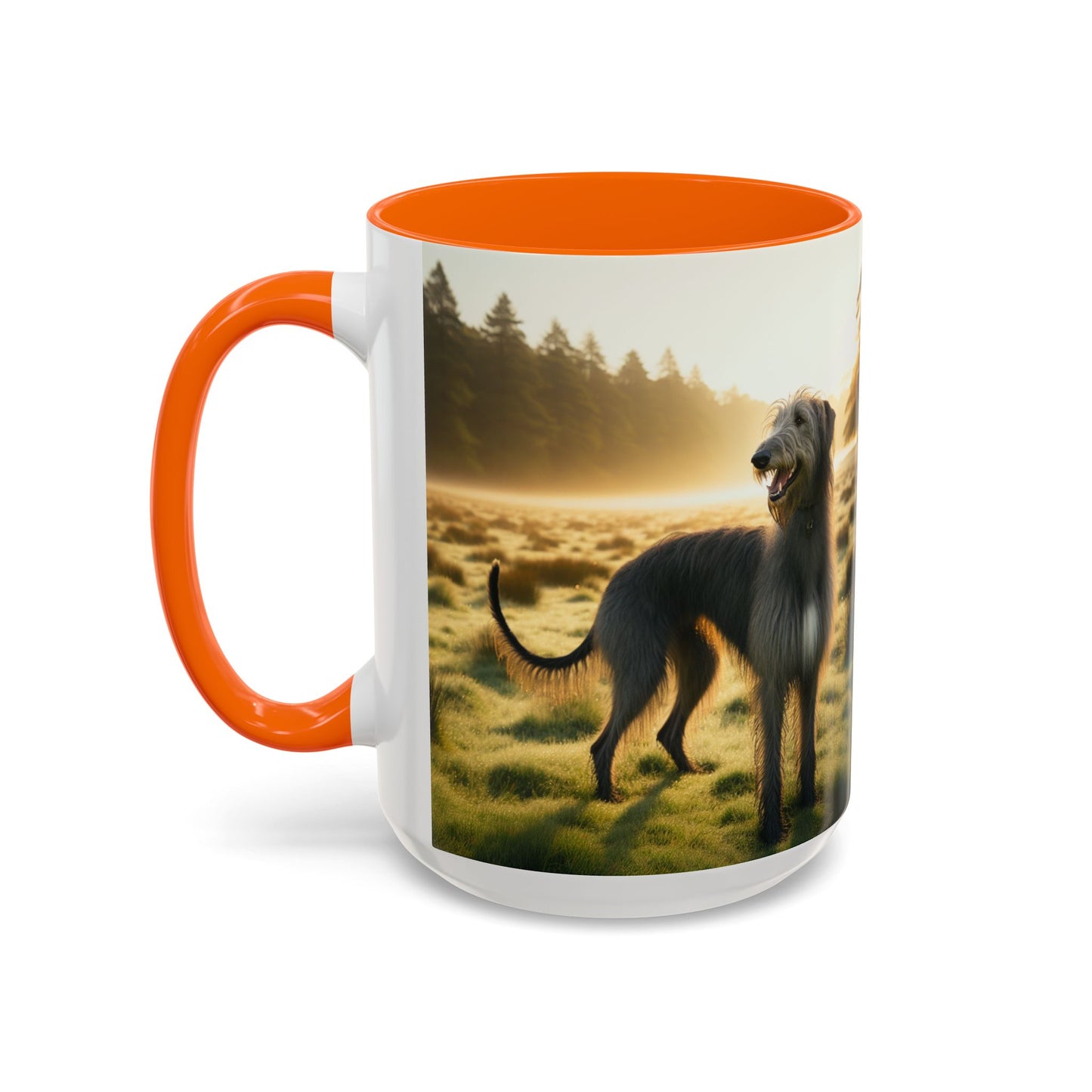 Scottish Deerhound Accent Coffee Mug - Perfect Gift for Dog Lovers
