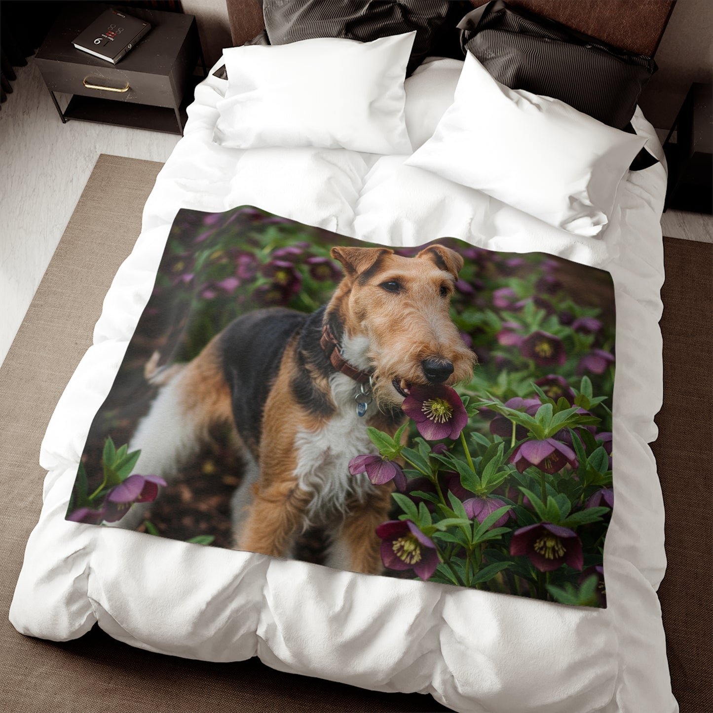 Wire Fox Terrier Sweatshirt Blanket
