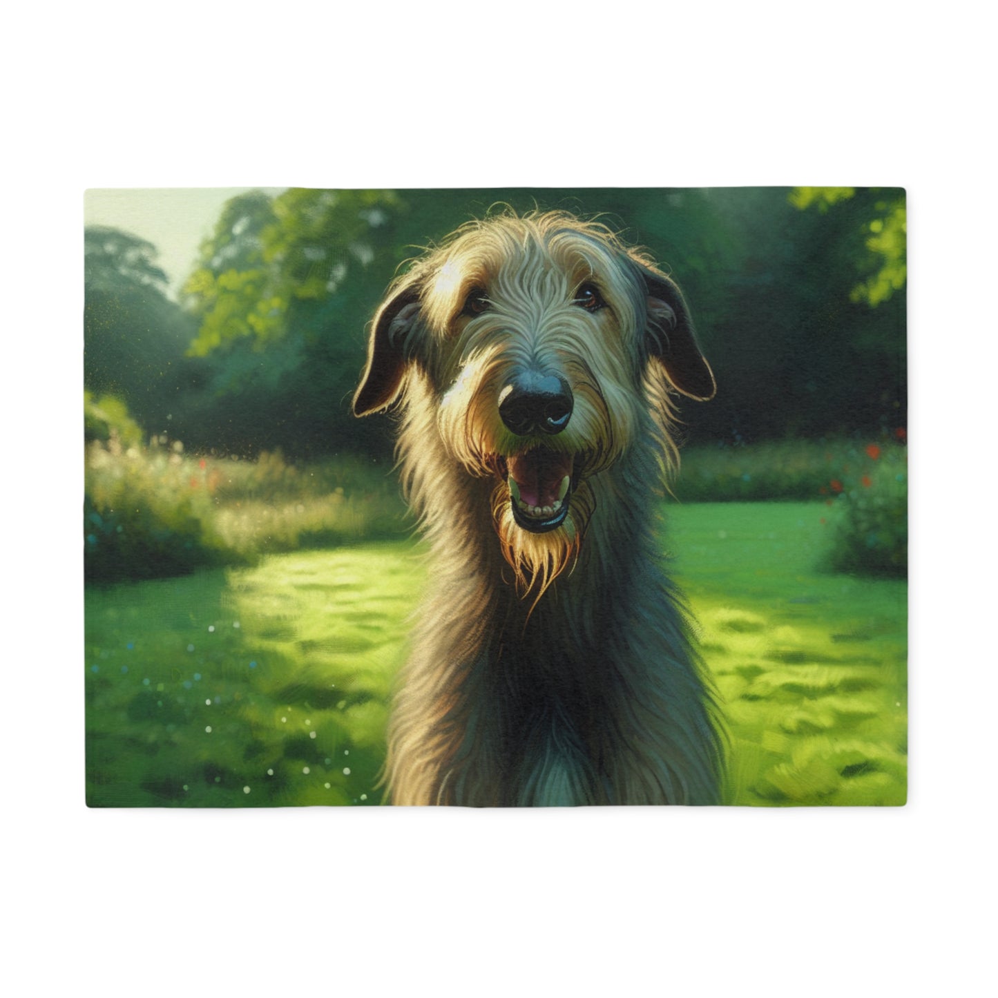 Irish Wolfhound Sweatshirt Blanket