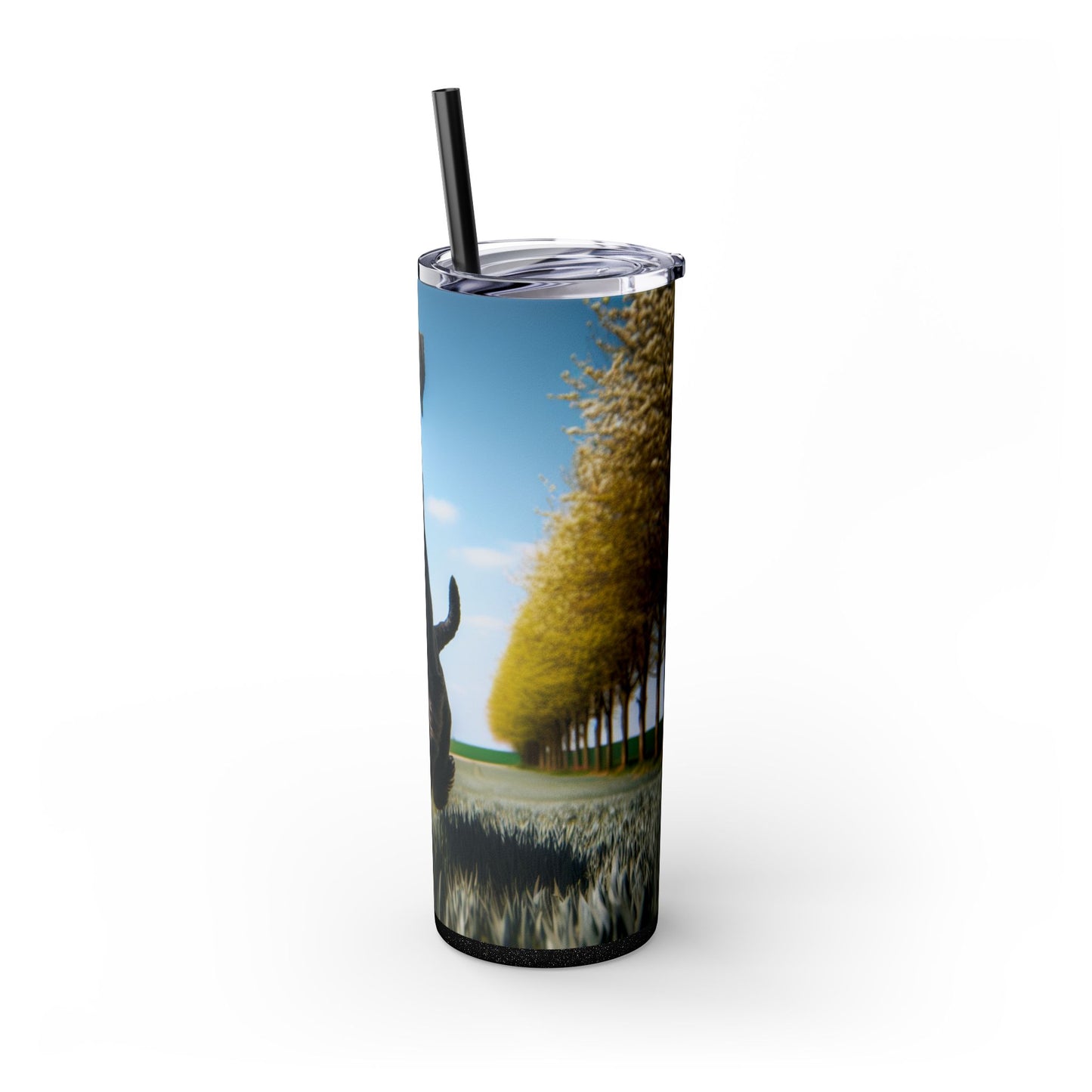 Giant Schnauzer Tumbler with Straw, 20oz