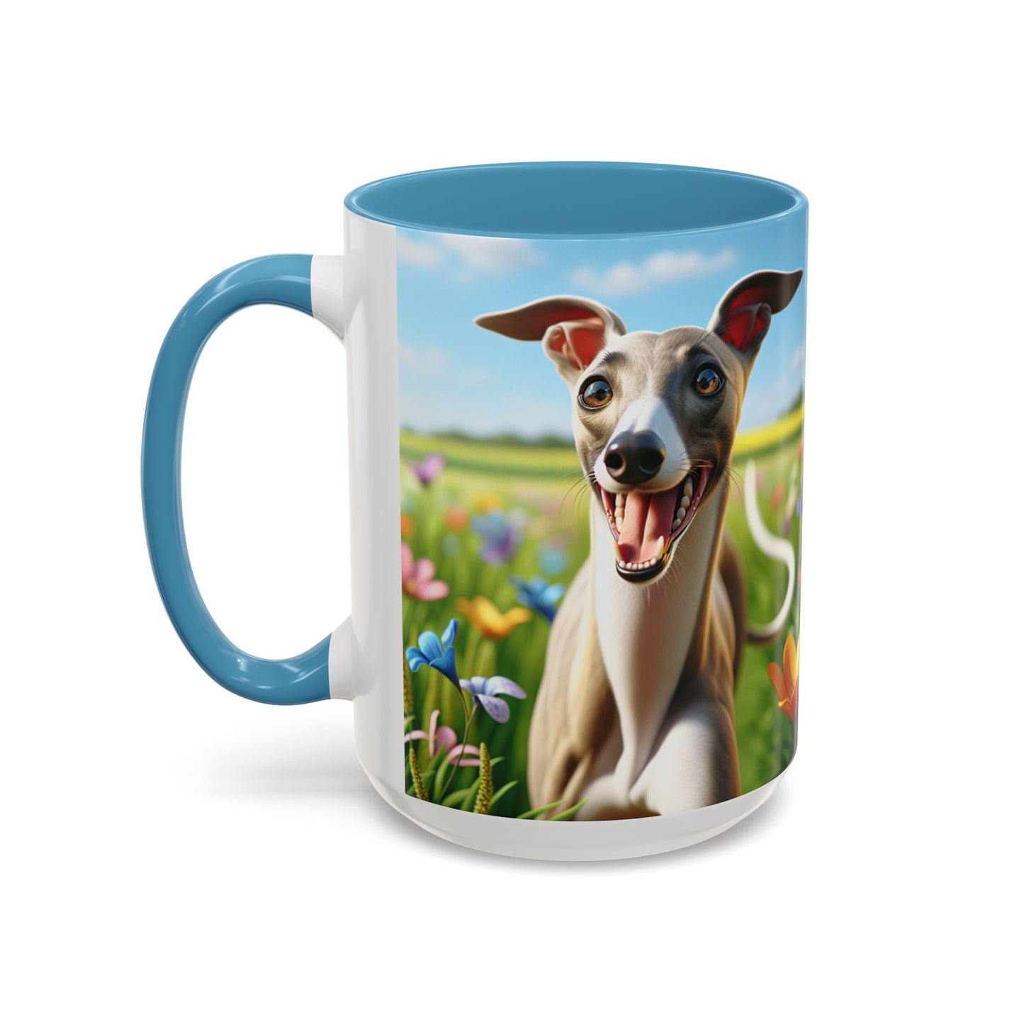 Whippet Accent Coffee Mug - Perfect Gift for Dog Lovers