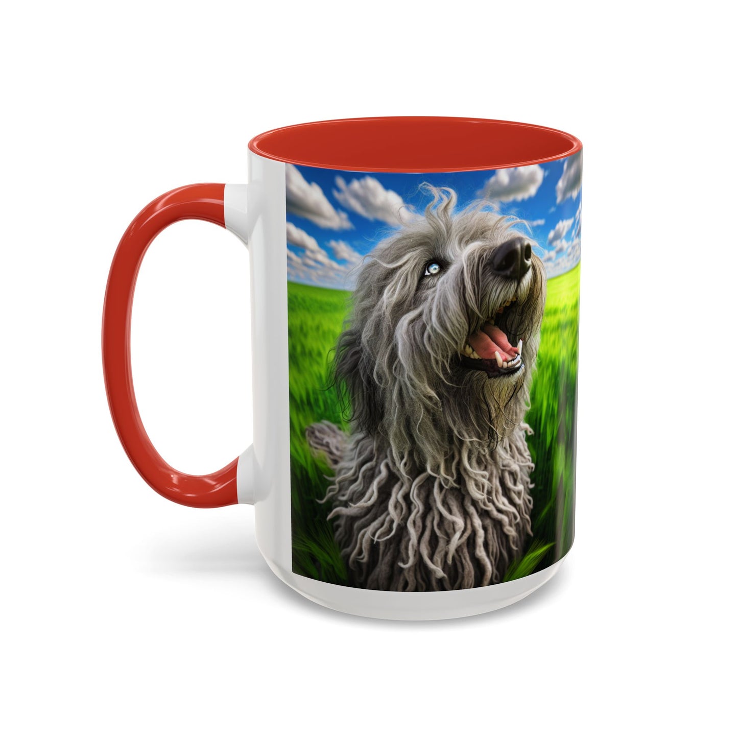 Bergamasco Shepherd Dog Accent Coffee Mug - Perfect Gift for Dog Lovers
