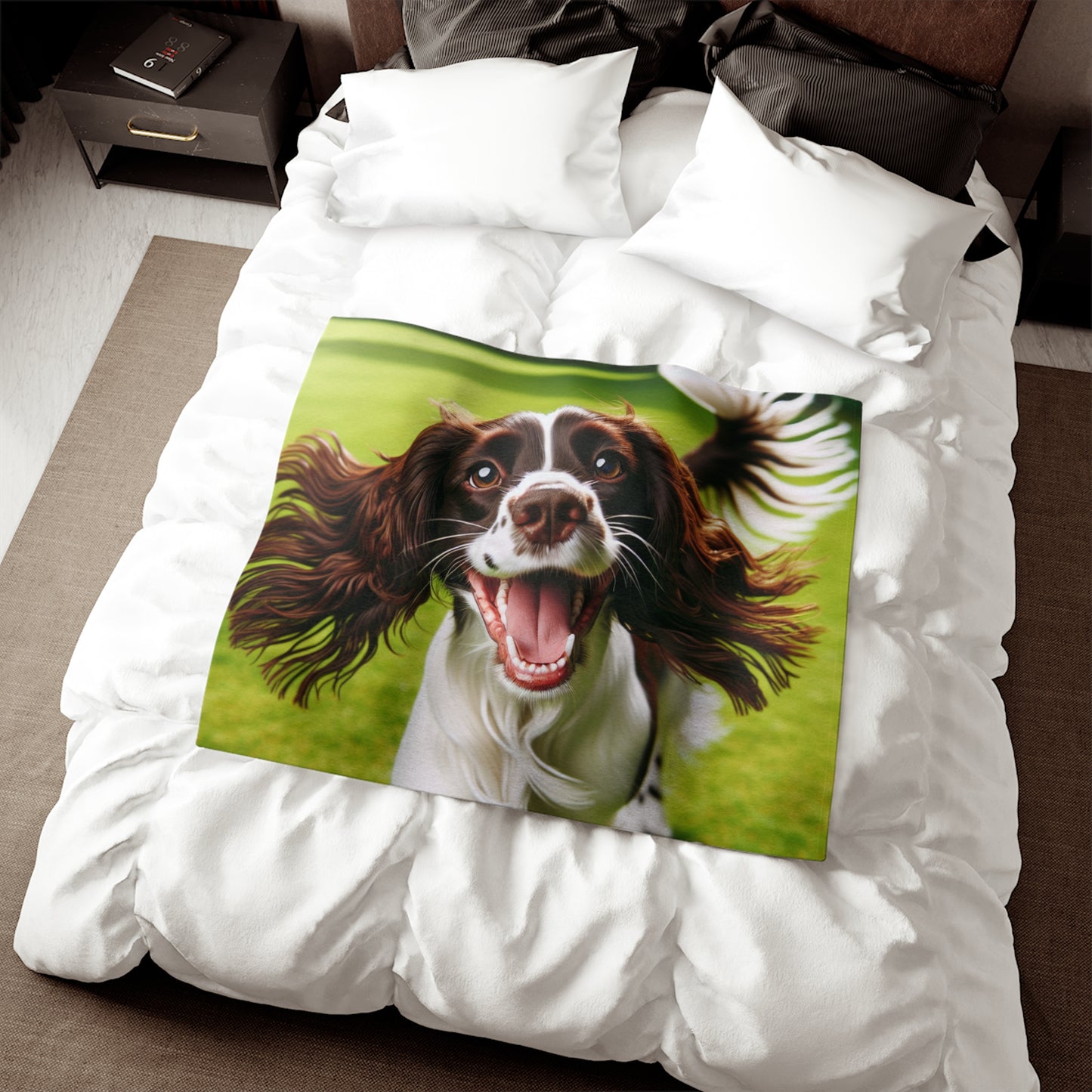 English Springer Spaniel Sweatshirt Blanket