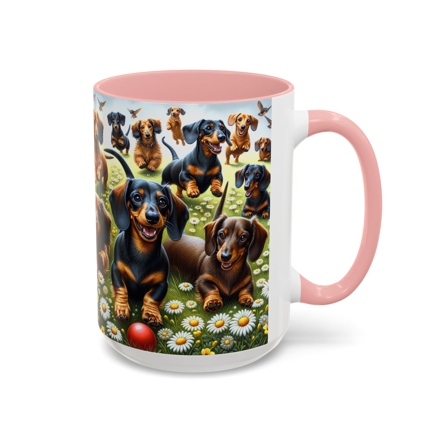 Dachshund Accent Coffee Mug - Perfect Gift for Dog Lovers