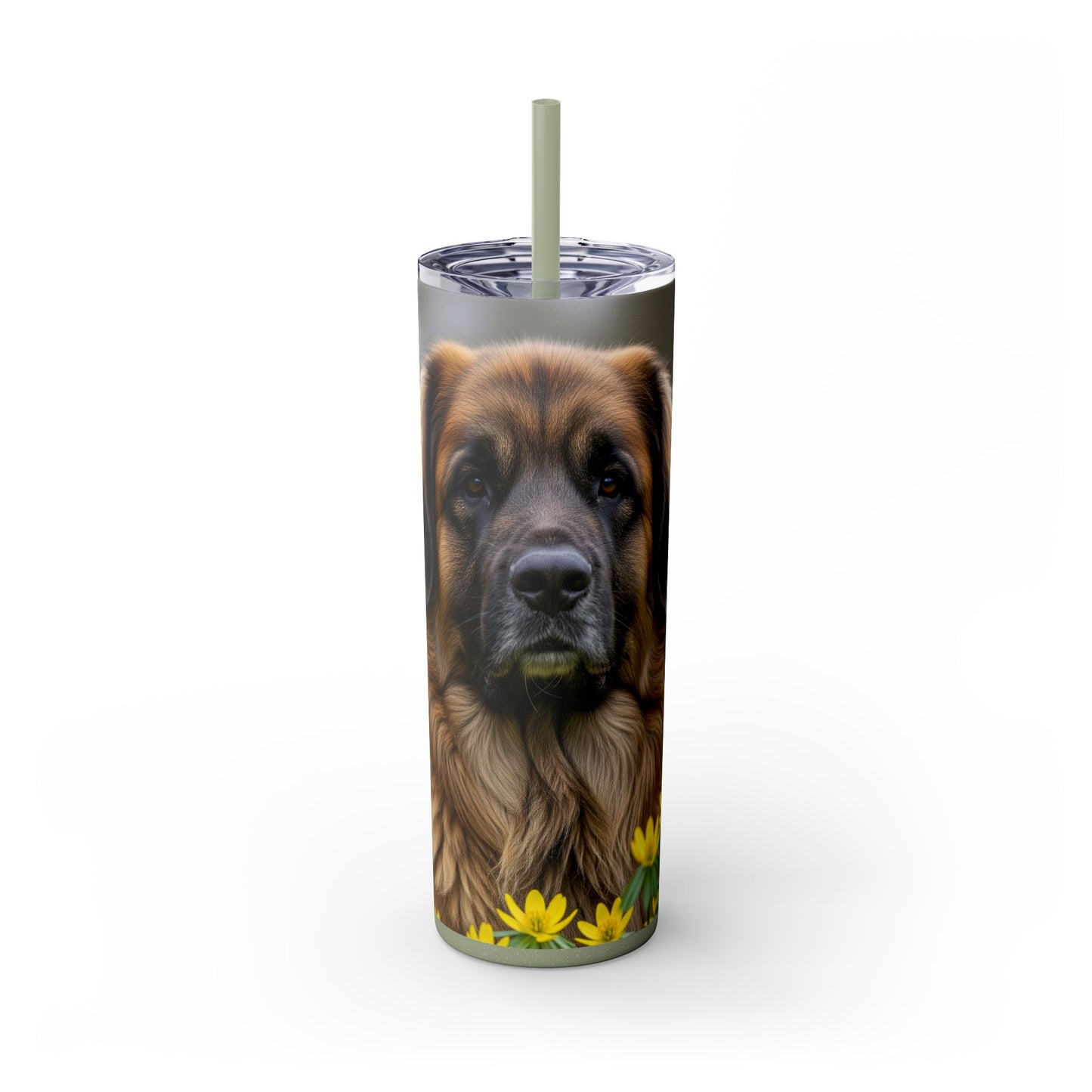 Leonberger Tumbler with Straw, 20oz