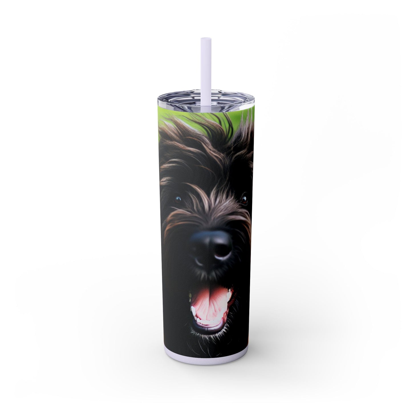 Bouvier des Ardennes Tumbler with Straw, 20oz