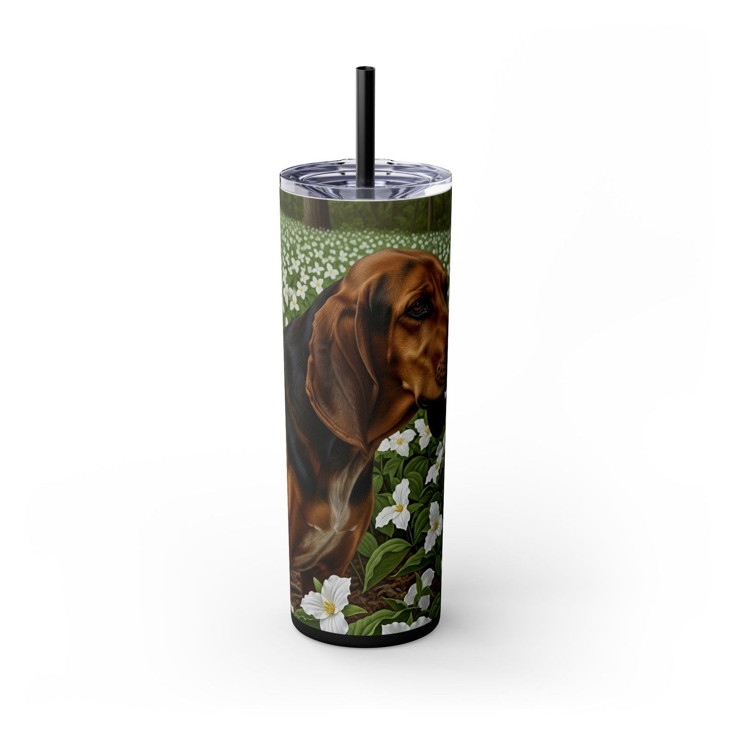 Treeing Walker Coonhound Tumbler with Straw, 20oz