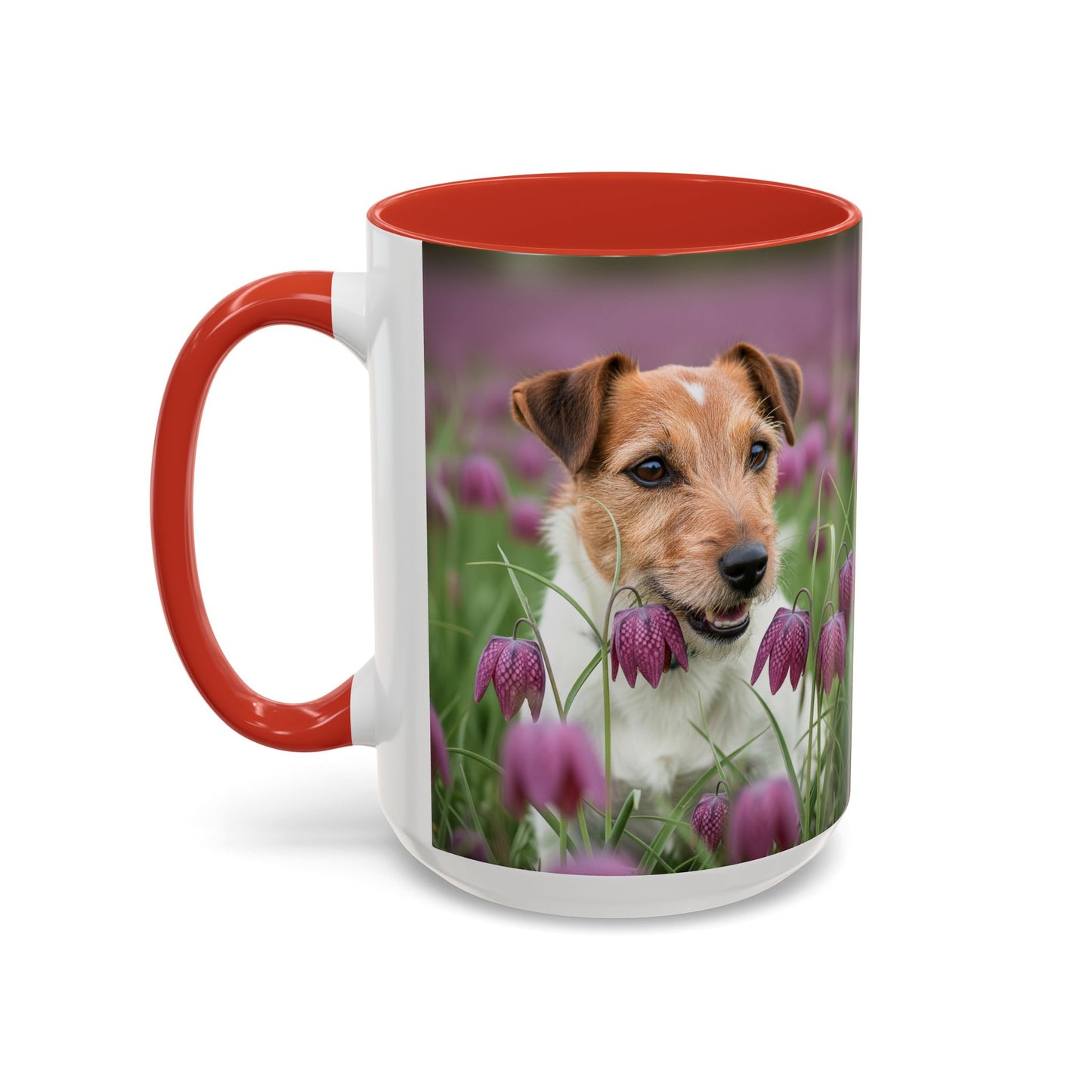 Russell Terrier Accent Coffee Mug - Perfect Gift for Dog Lovers