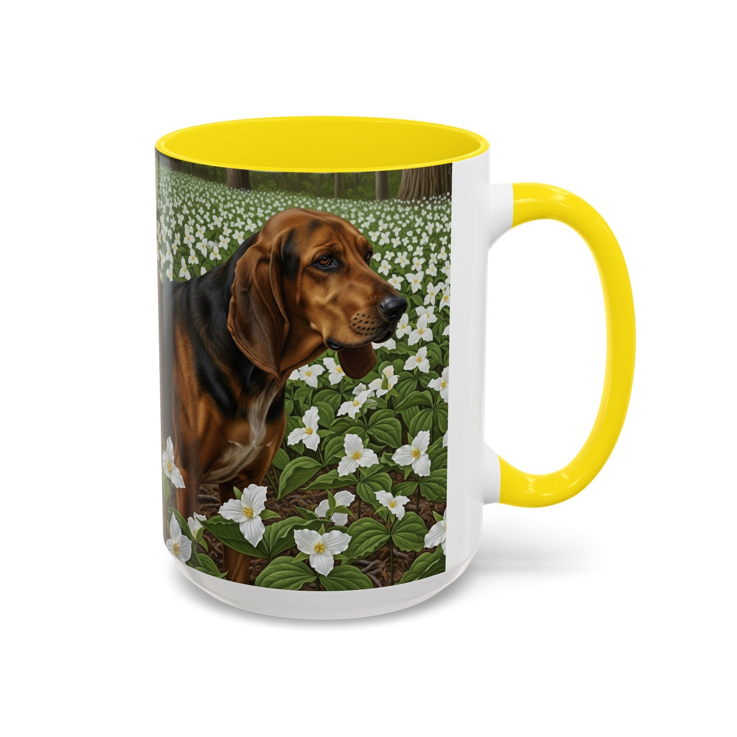 Treeing Walker Coonhound Accent Coffee Mug - Perfect Gift for Dog Lovers