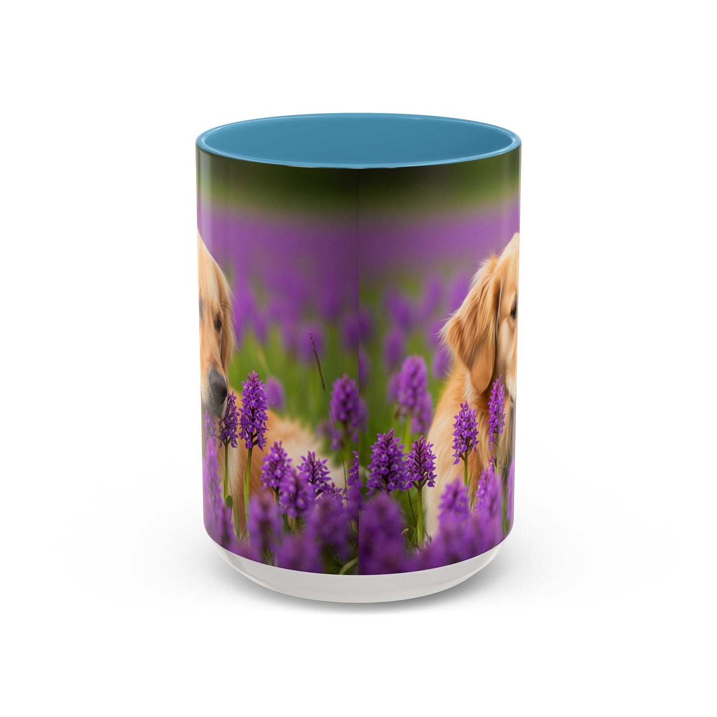 Golden Retriever Accent Coffee Mug - Perfect Gift for Dog Lovers