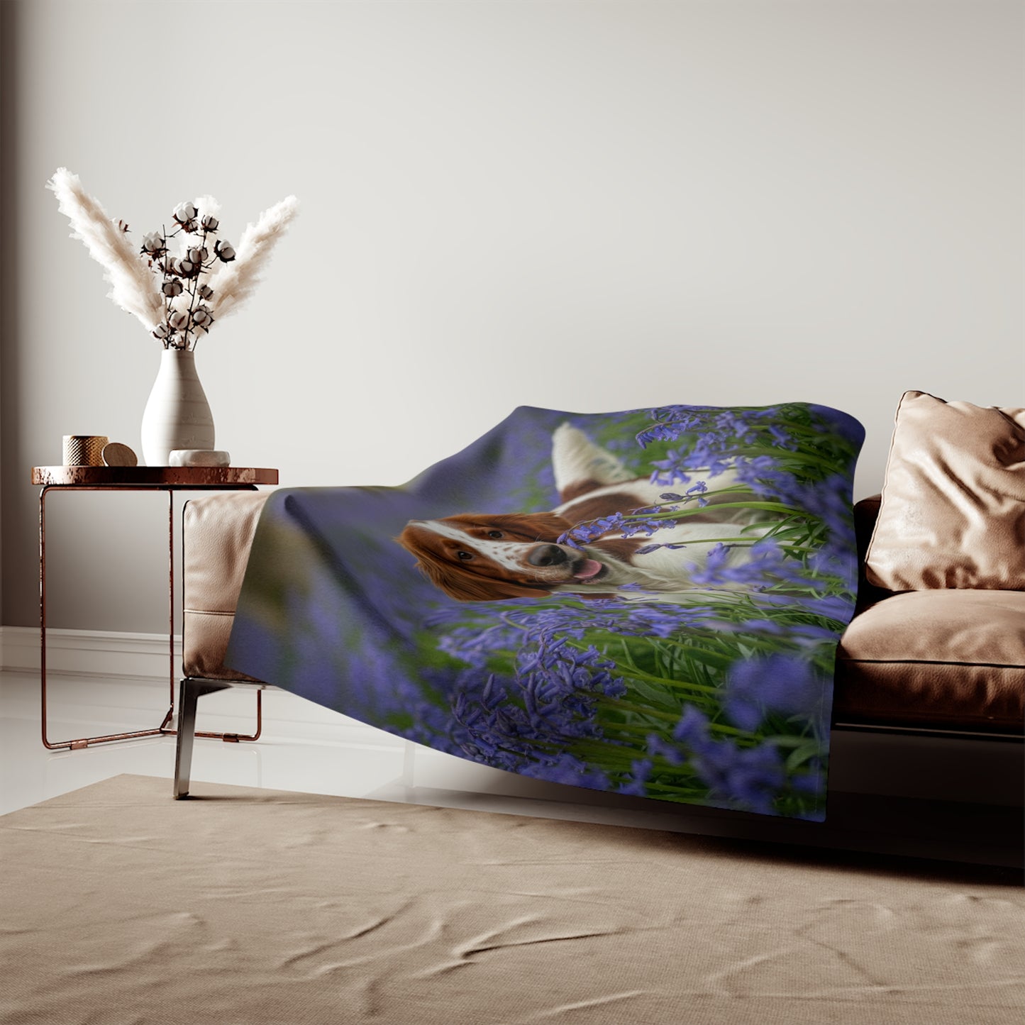 Welsh Springer Spaniel Sweatshirt Blanket