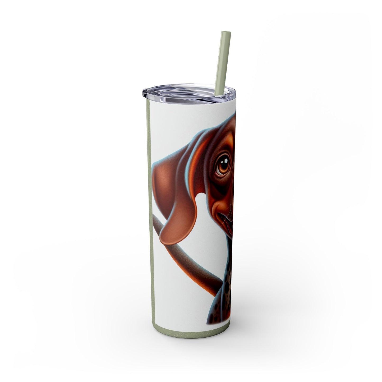 Braque du Bourbonnais Tumbler with Straw, 20oz