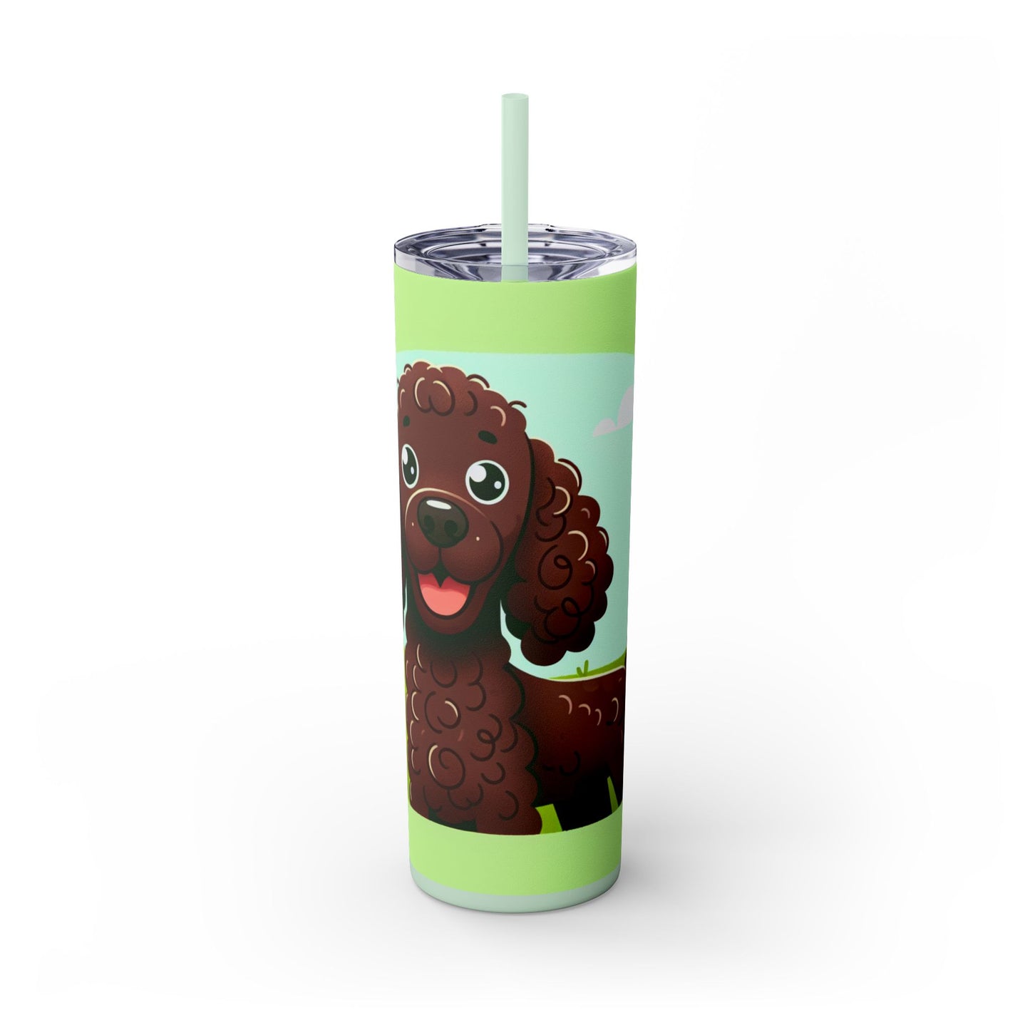 Irish Water Spaniel Tumbler with Straw, 20oz