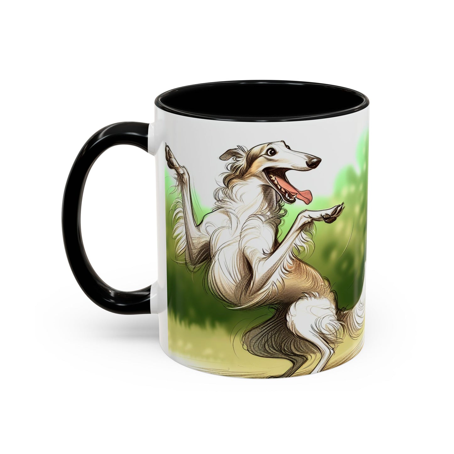 Borzoi Accent Coffee Mug - Perfect Gift for Dog Lovers