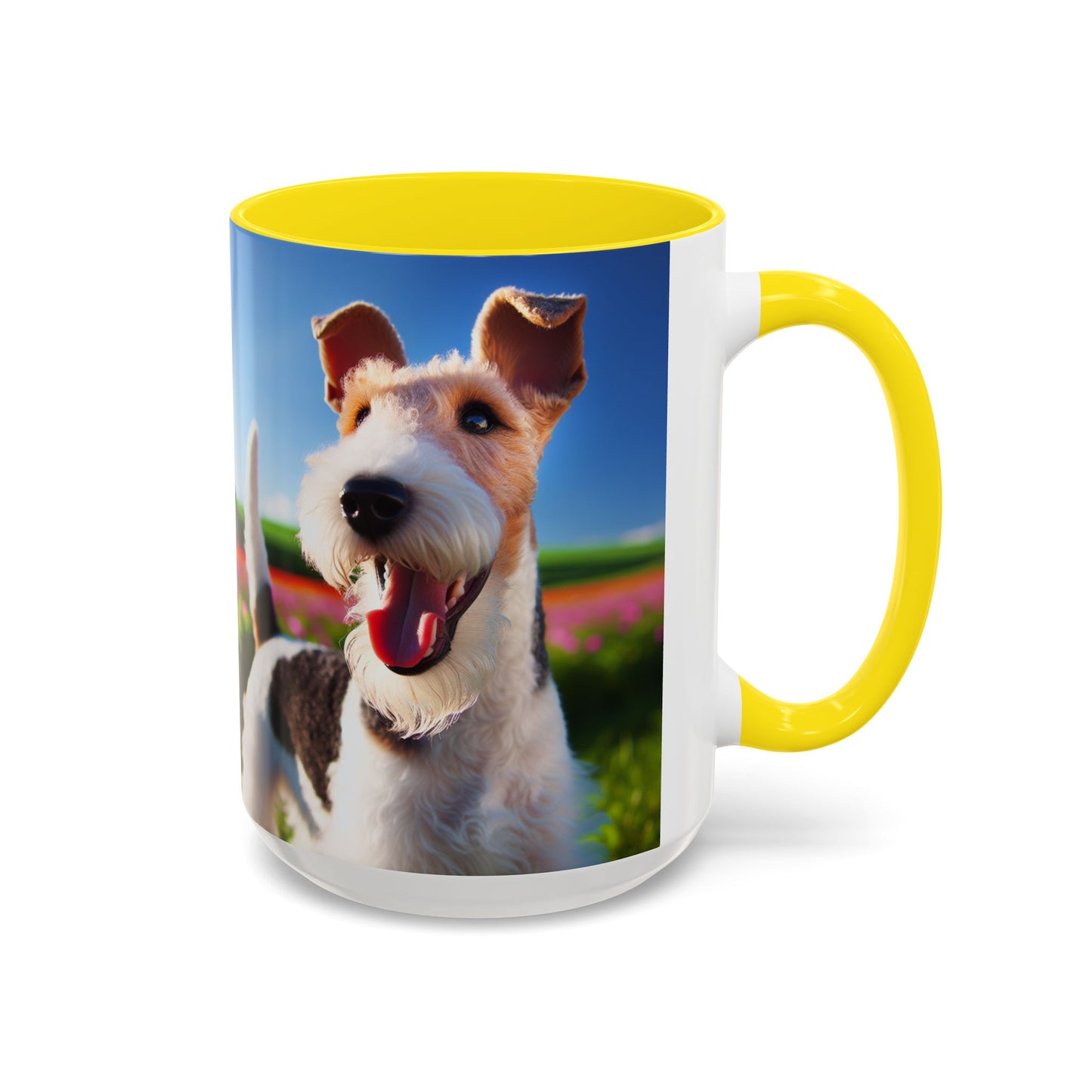 Wire Fox Terrier Accent Coffee Mug - Perfect Gift for Dog Lovers