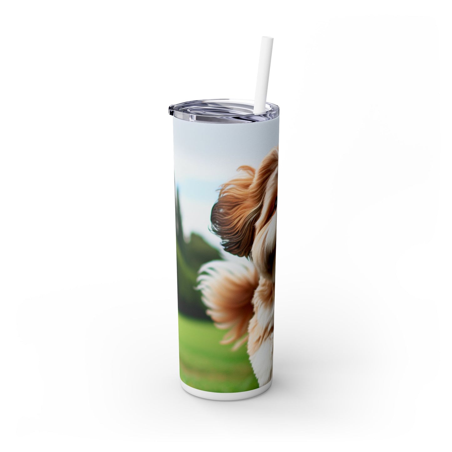 Lhasalier Tumbler with Straw, 20oz