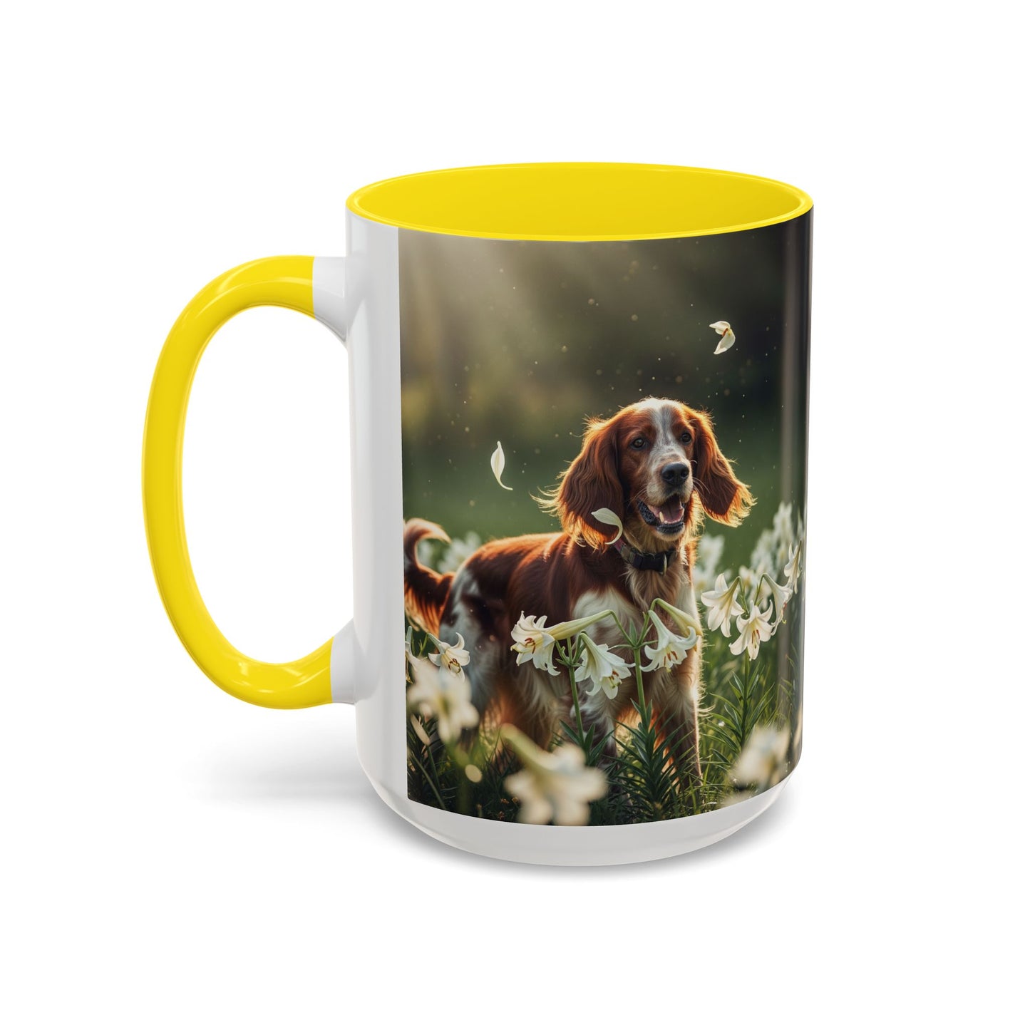 Irish Red and White Setter Accent Coffee Mug - Perfect Gift for Dog Lovers