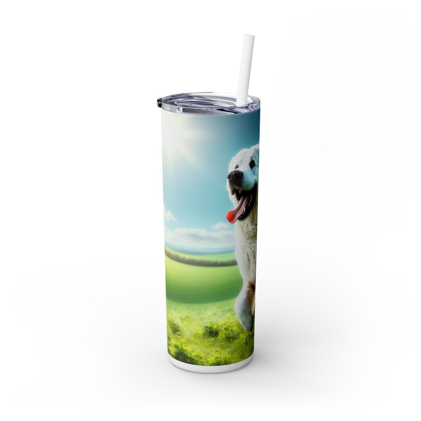 Kuvasz Tumbler with Straw, 20oz