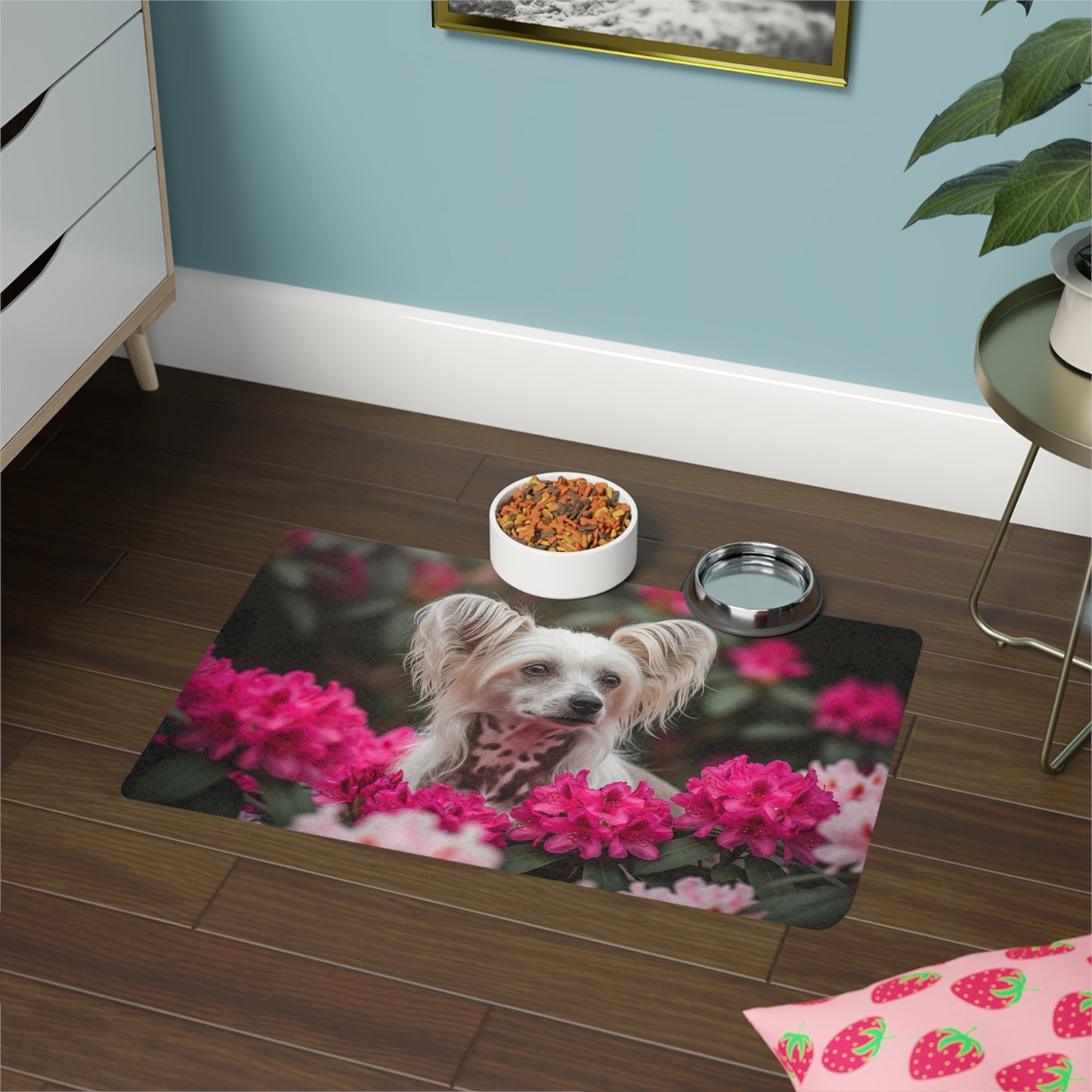 Pet Food Mat (12x18) - Chinese Crested