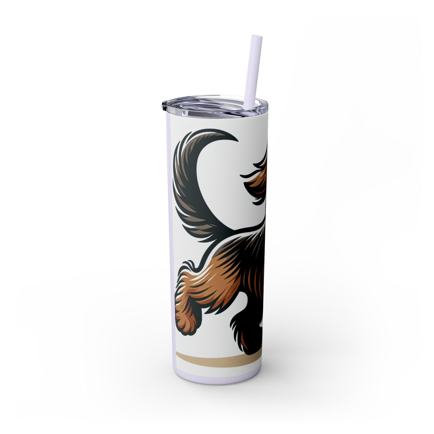 Otterhound Skinny Tumbler with Straw, 20oz