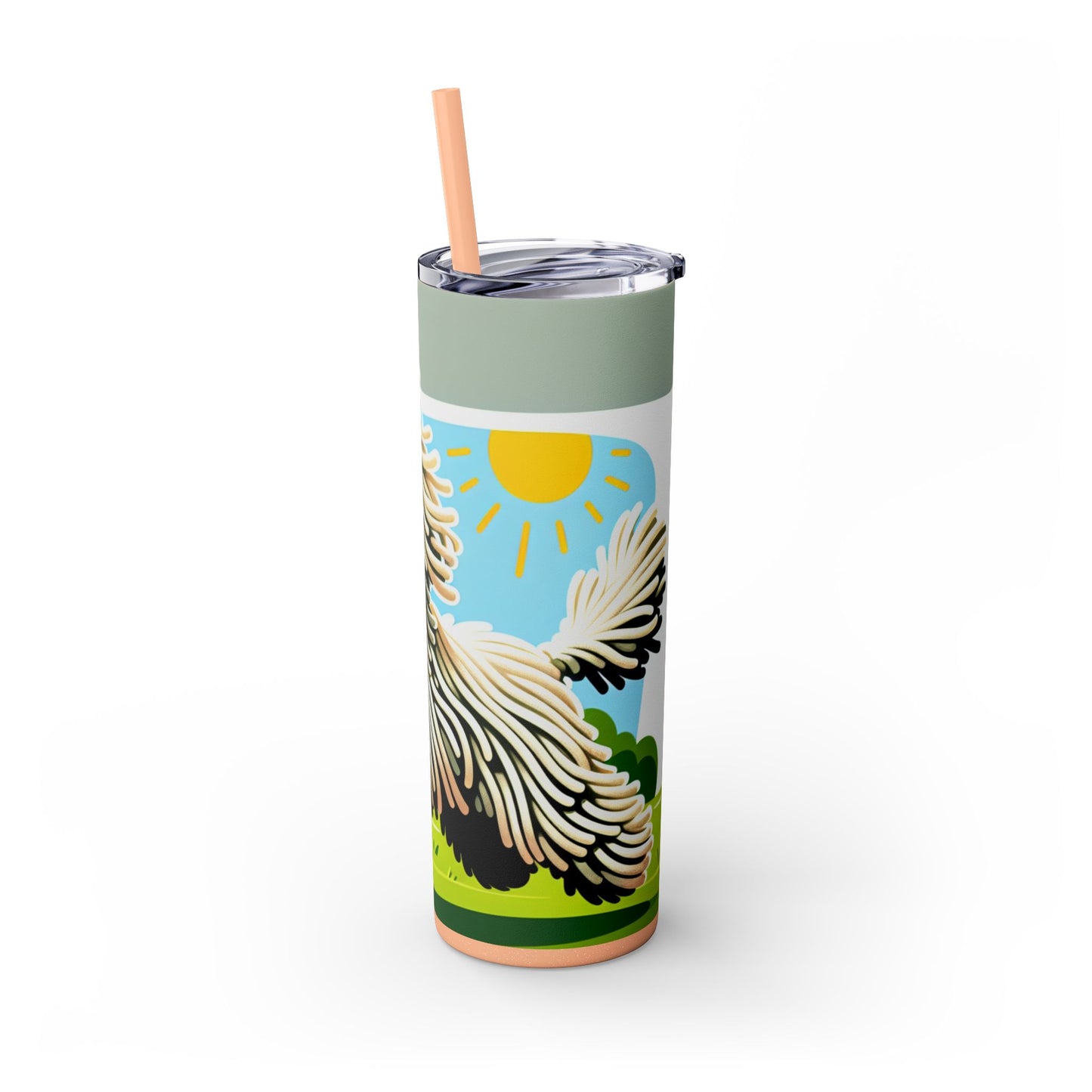 Komondor Tumbler with Straw, 20oz