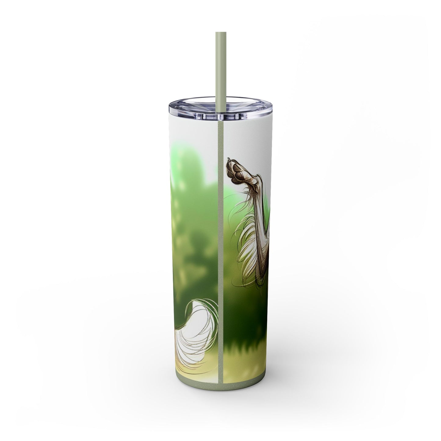 Borzoi Tumbler with Straw, 20oz