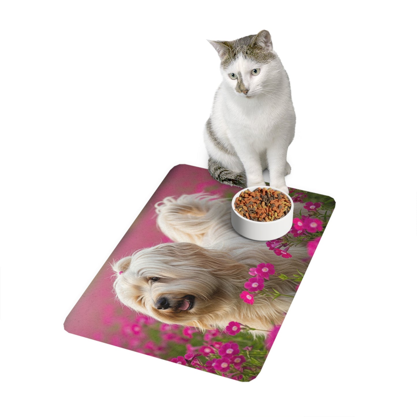 Pet Food Mat (12x18) - Tibetan Terrier