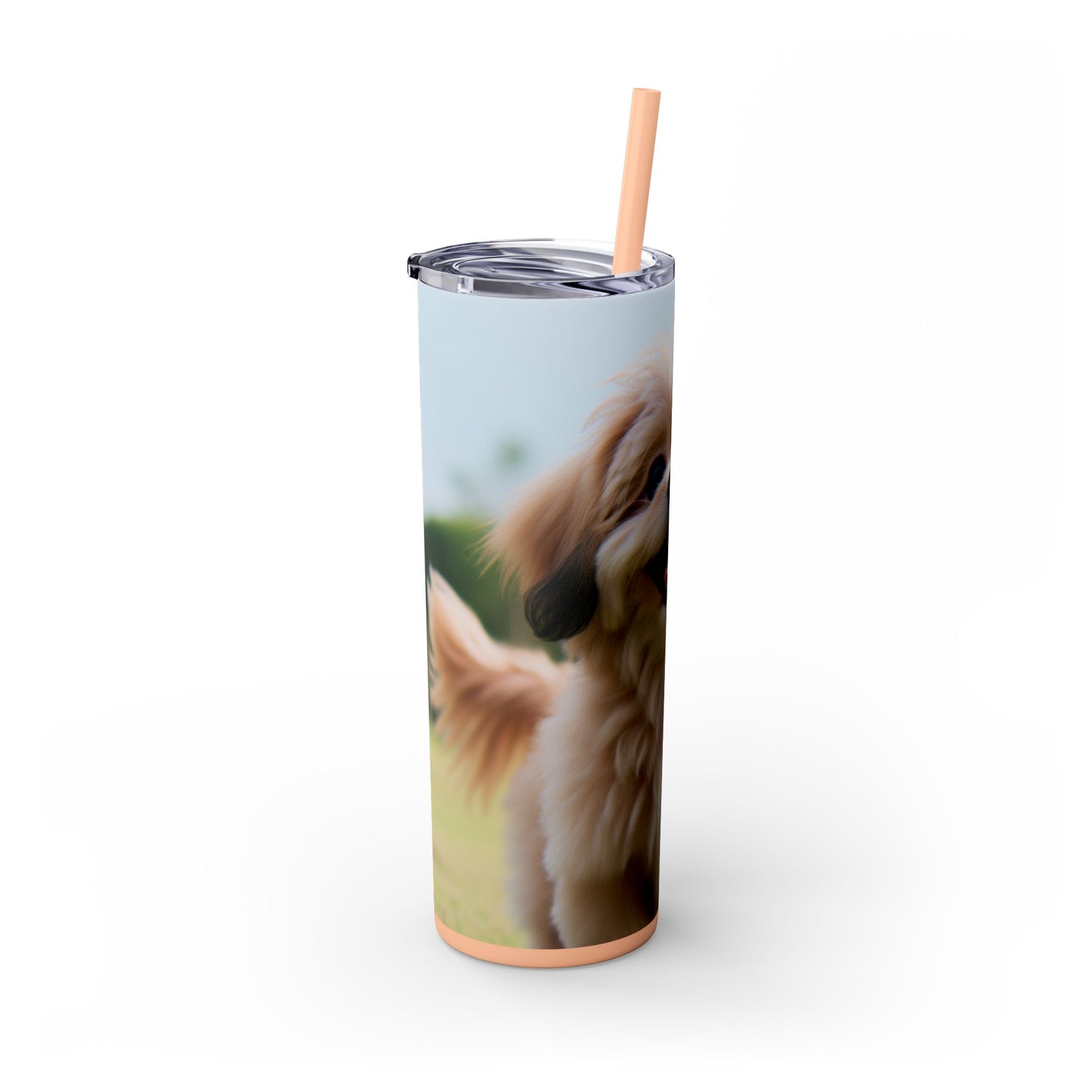 Pekapoo Tumbler with Straw, 20oz