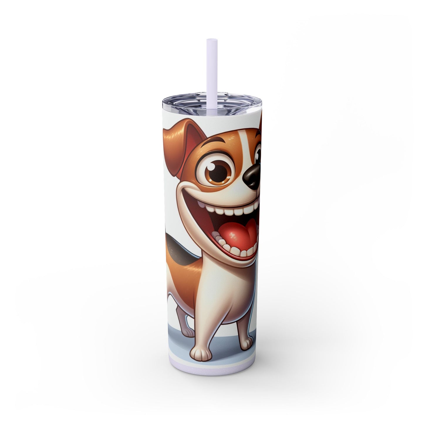 Teddy Roosevelt Terrier Tumbler with Straw, 20oz
