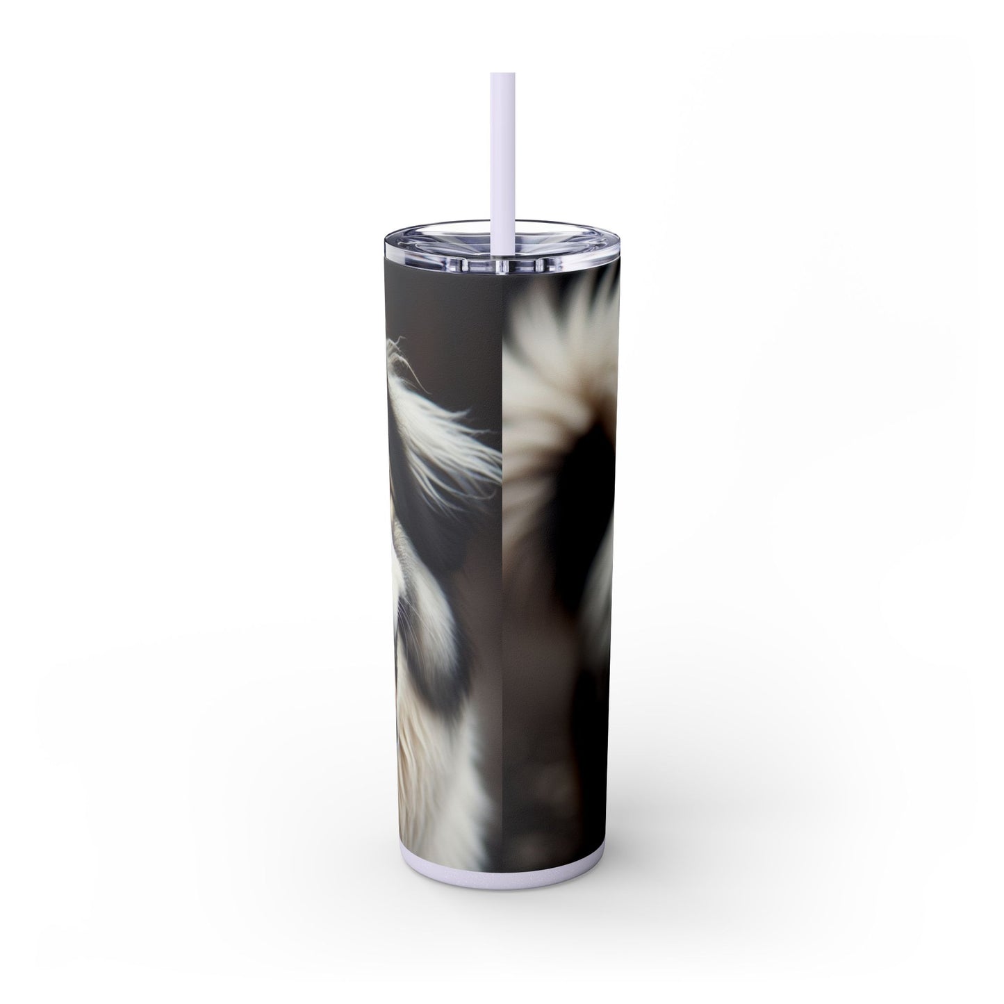Romanian Mioritic Shepherd Dog Tumbler with Straw, 20oz
