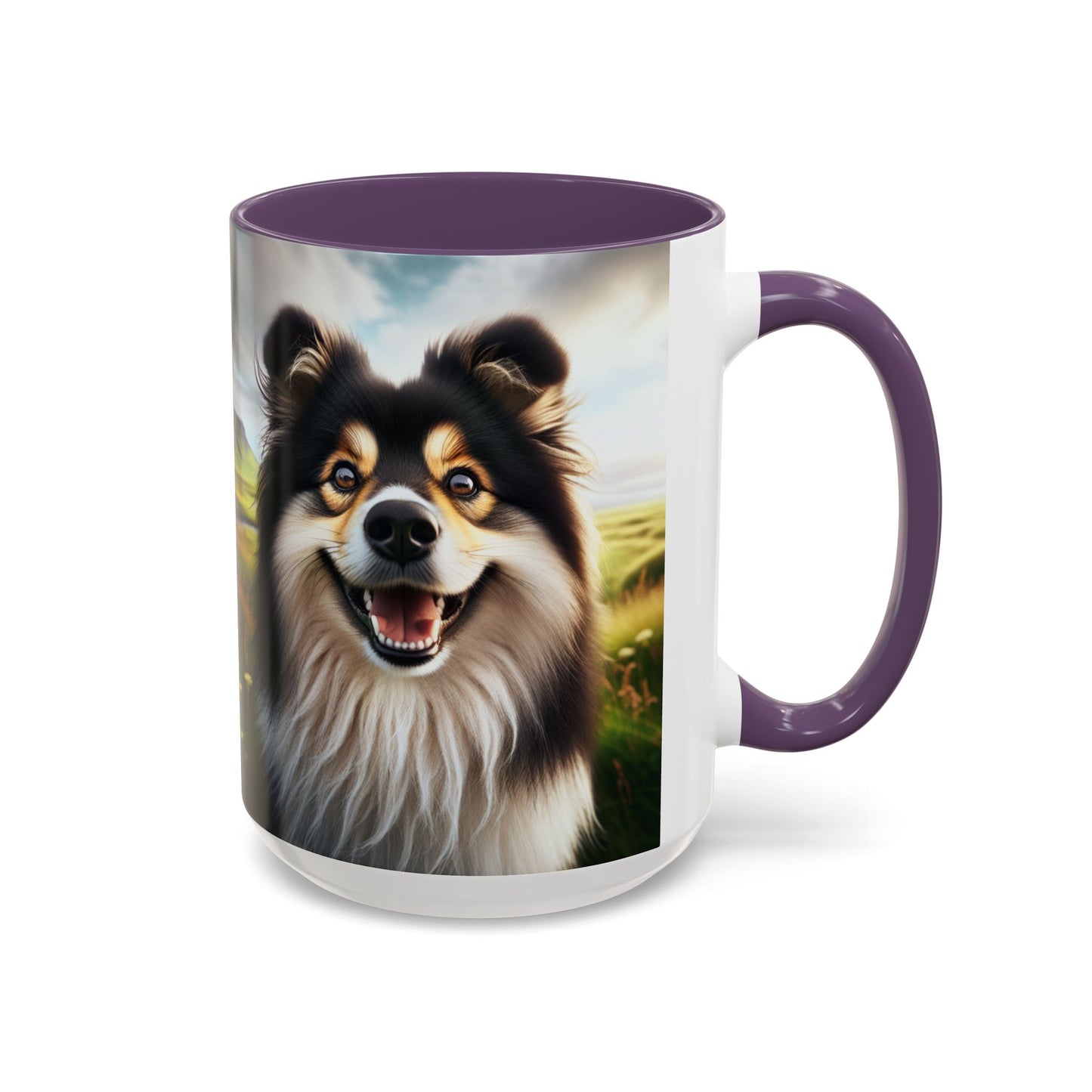 Icelandic Sheepdog Accent Coffee Mug - Perfect Gift for Dog Lovers