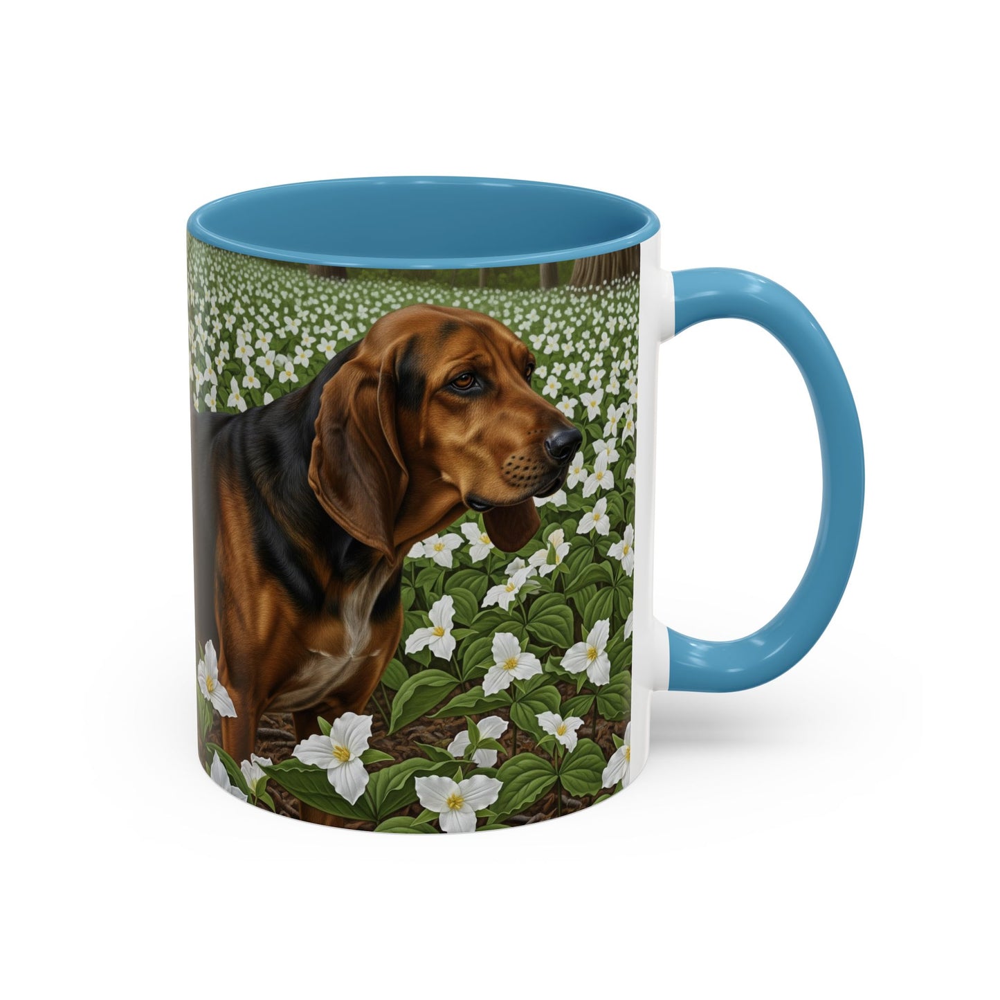 Treeing Walker Coonhound Accent Coffee Mug - Perfect Gift for Dog Lovers