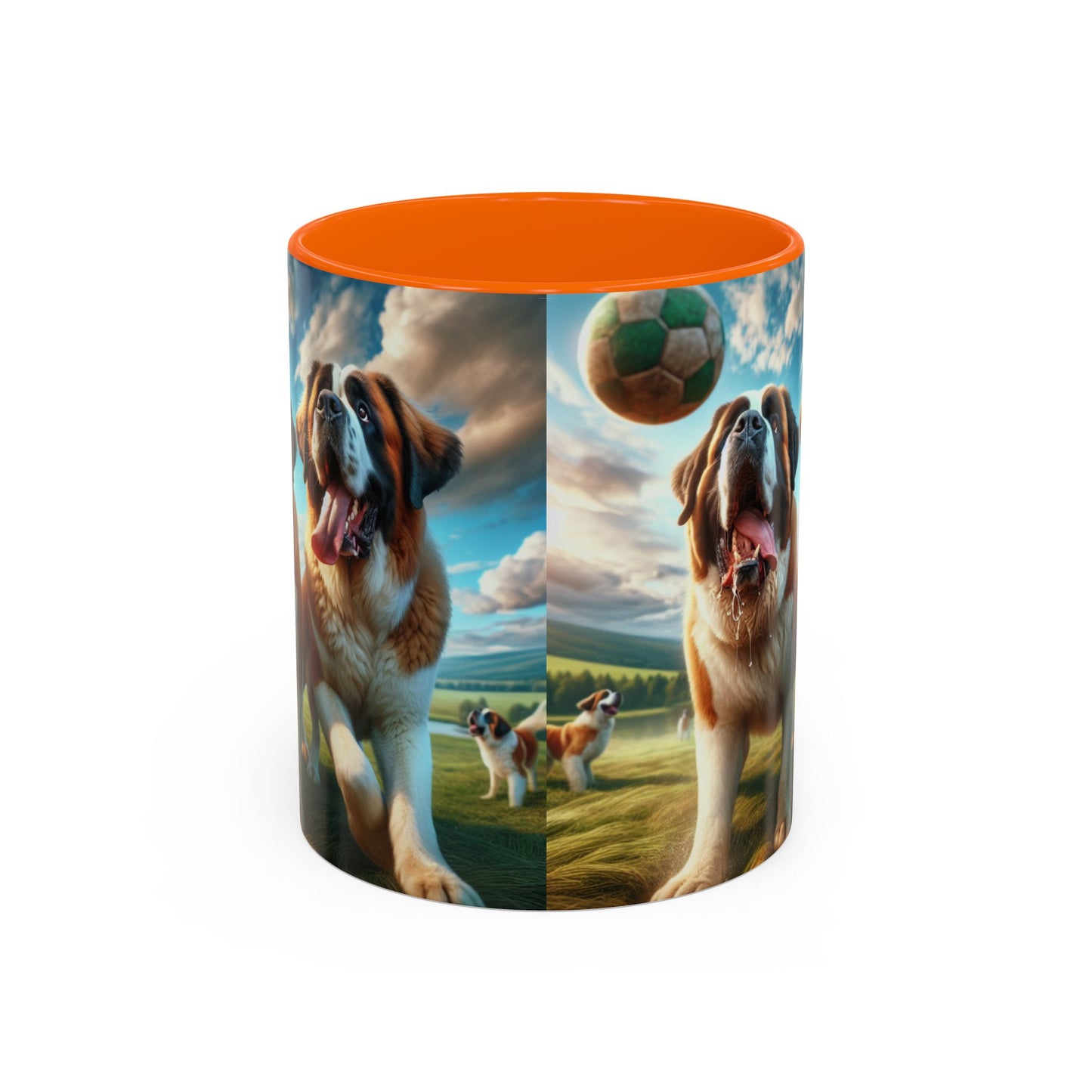 Saint Bernard Accent Coffee Mug - Perfect Gift for Dog Lovers