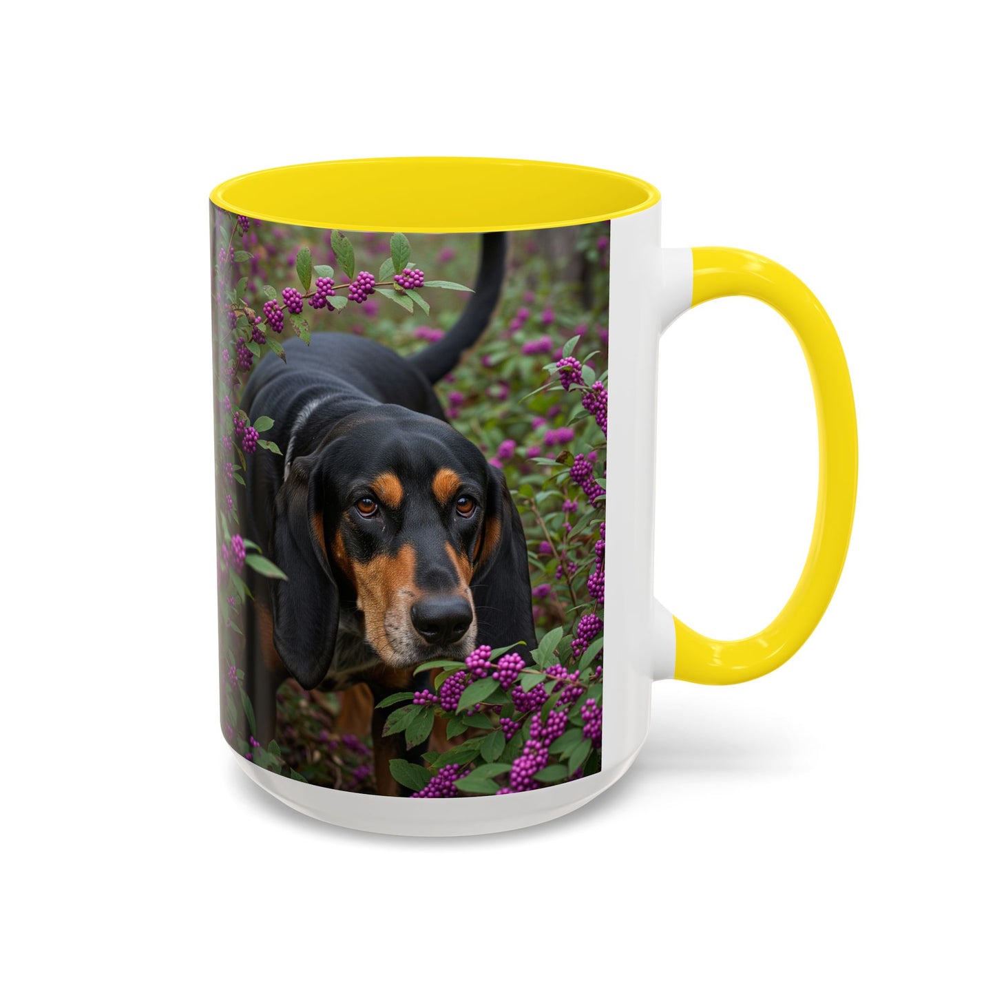 Black and Tan Coonhound Accent Coffee Mug - Perfect Gift for Dog Lovers