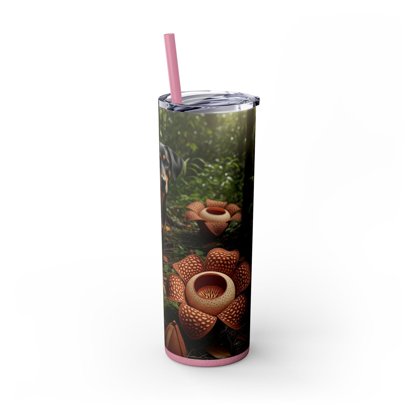 Telomian Skinny Tumbler with Straw, 20oz