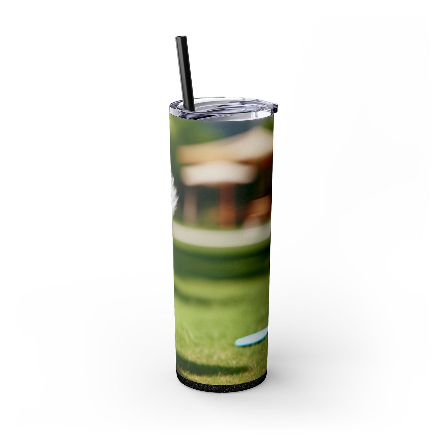 Japanese Spitz Tumbler with Straw, 20oz