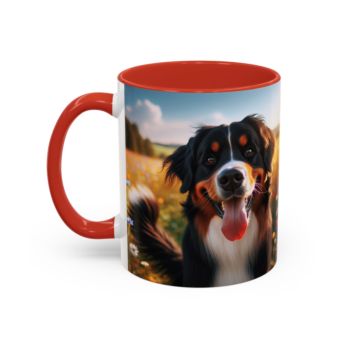 Bernese Mountain Dog Accent Coffee Mug - Perfect Gift for Dog Lovers