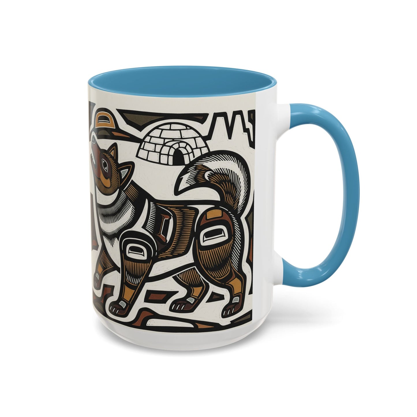 Canadian Eskimo Dog Accent Coffee Mug - Perfect Gift for Dog Lovers