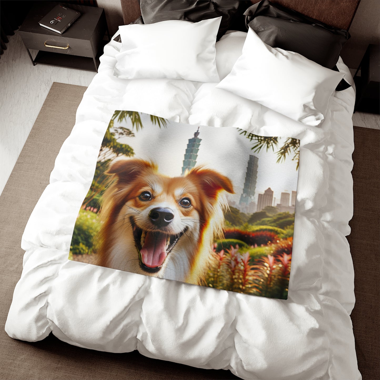 Taiwan Dog Sweatshirt Blanket