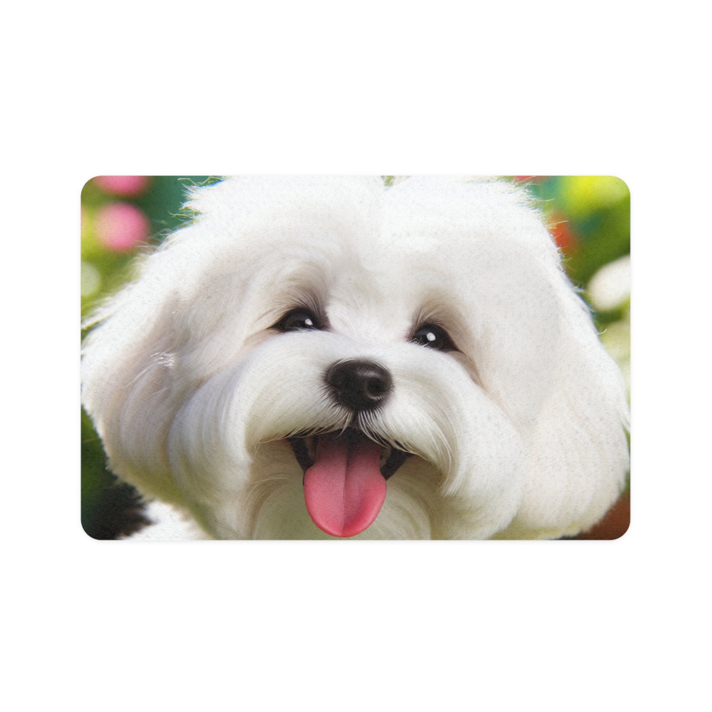 Pet Food Mat (12x18) - Coton de Tulear