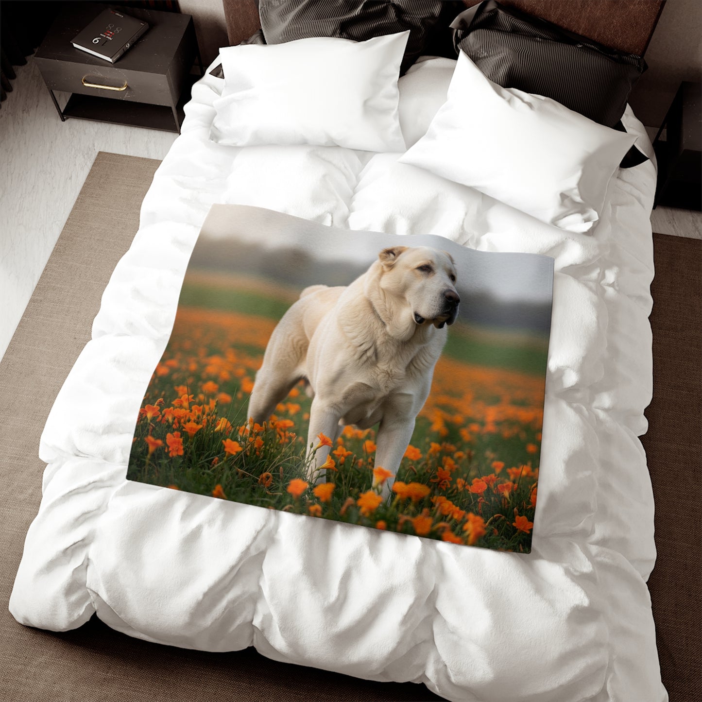 Central Asian Shepherd Dog Sweatshirt Blanket