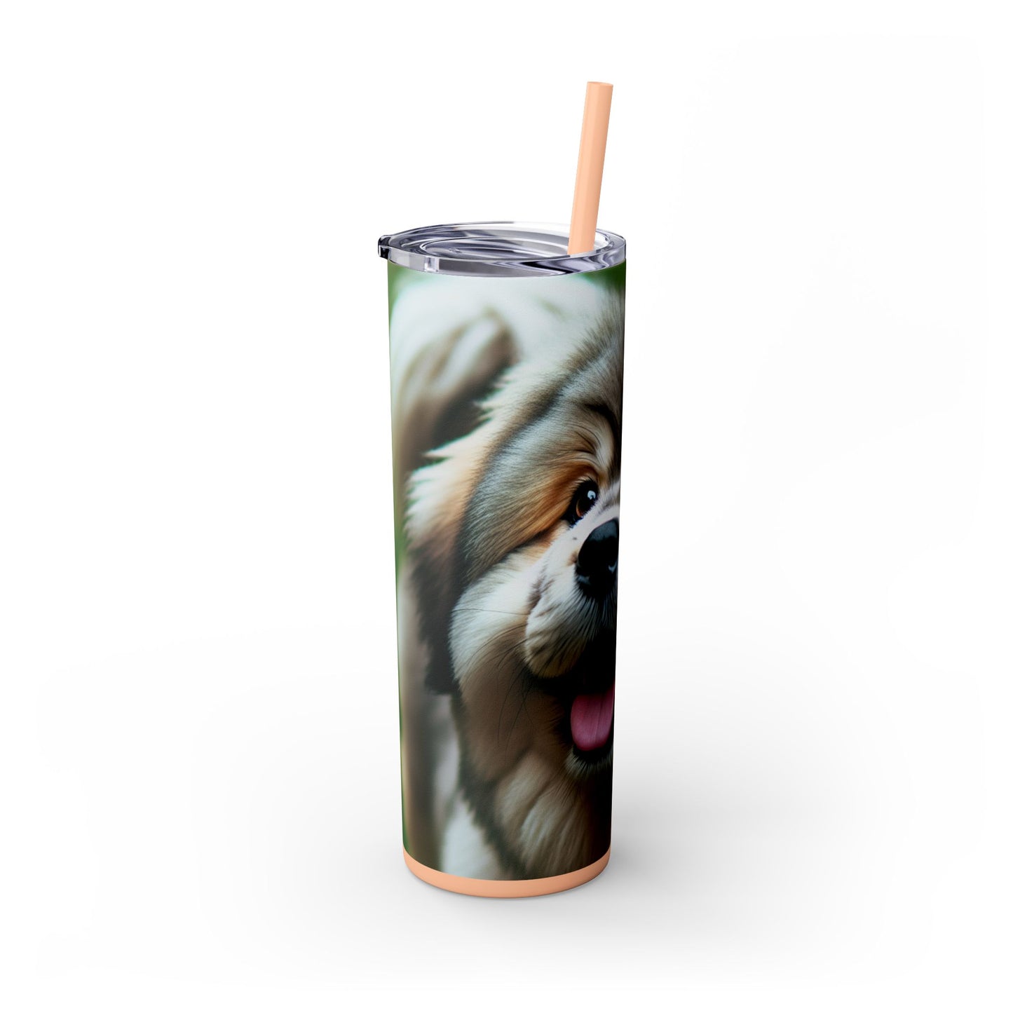 Tibetan Kyi Apso Tumbler with Straw, 20oz