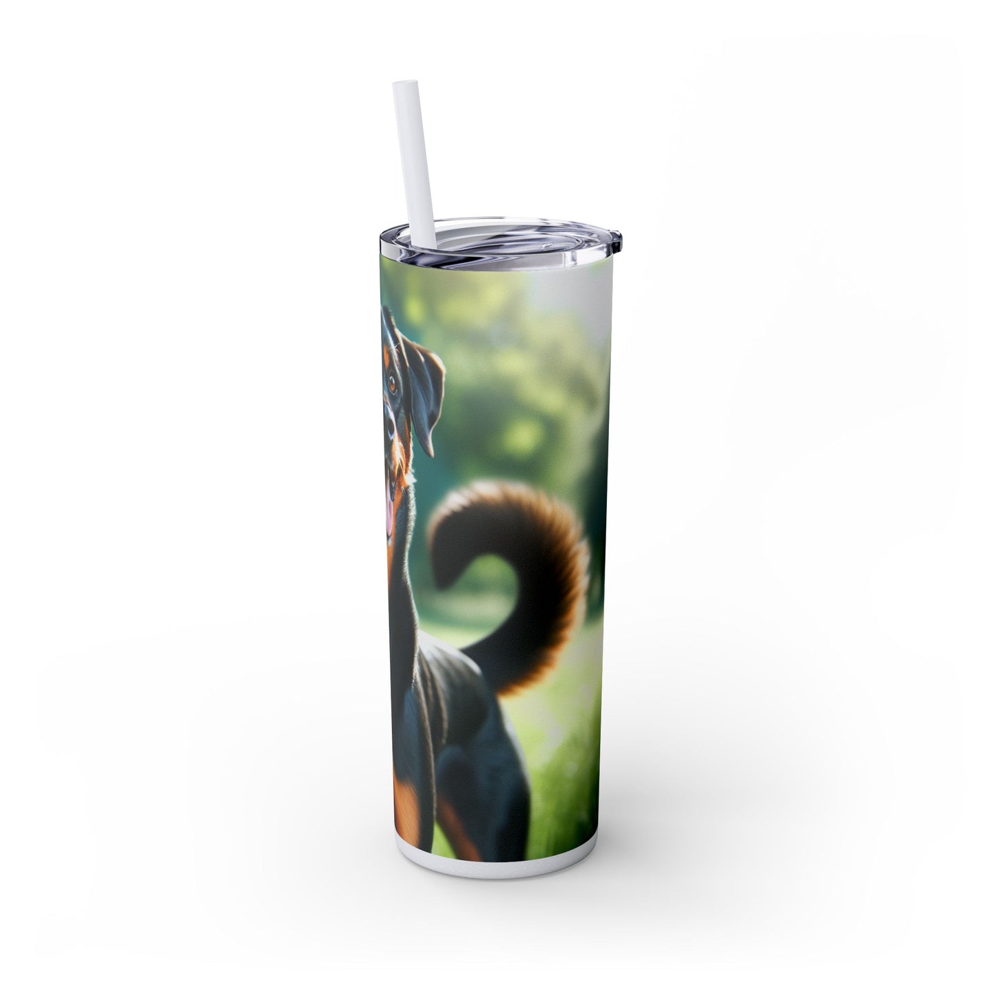 Beauceron Tumbler with Straw, 20oz