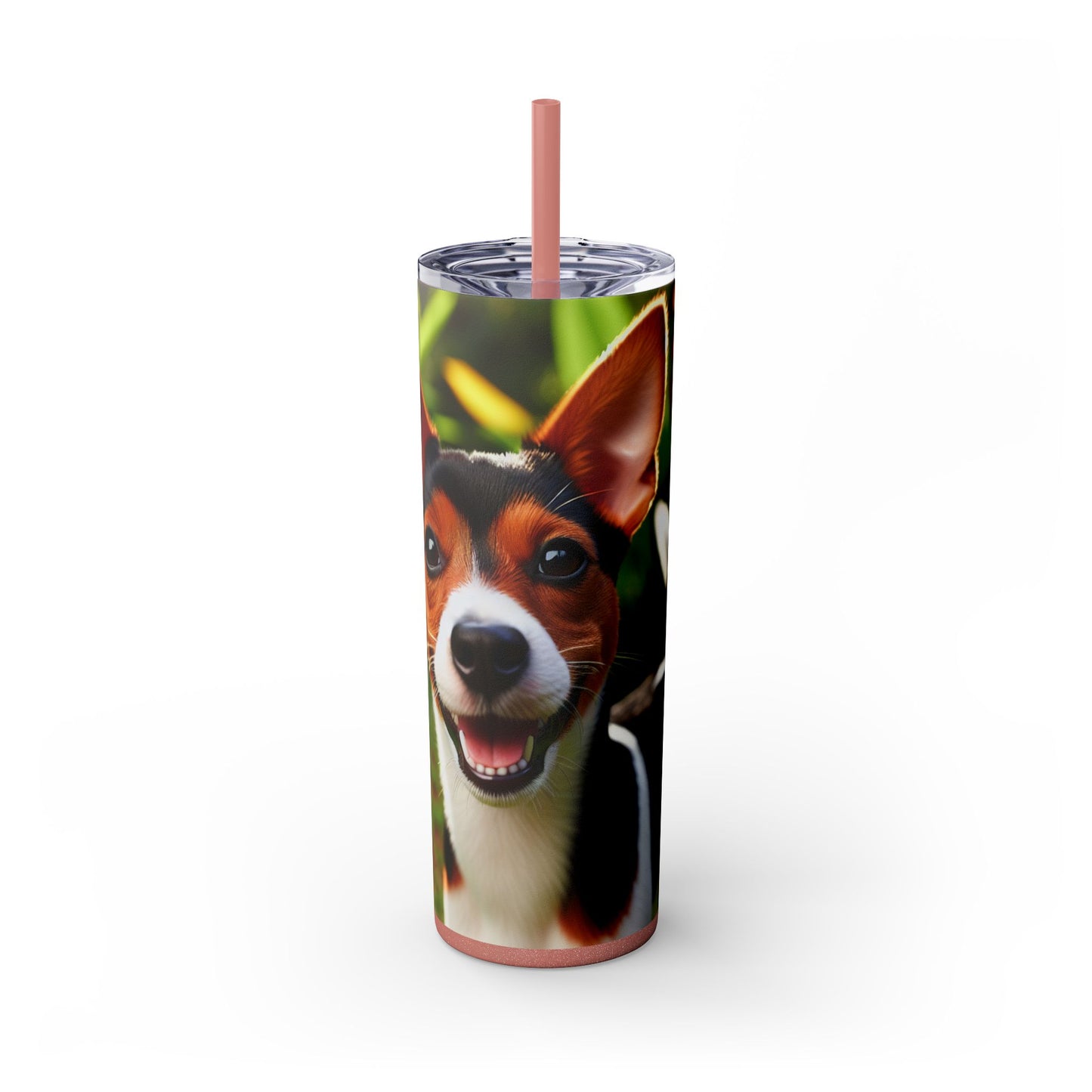 Brazilian Terrier Tumbler with Straw, 20oz