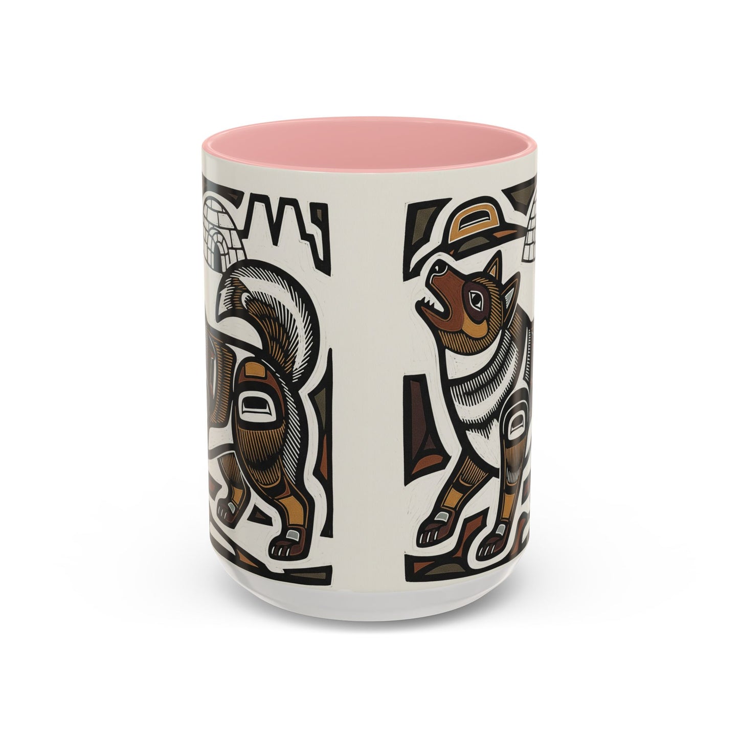 Canadian Eskimo Dog Accent Coffee Mug - Perfect Gift for Dog Lovers